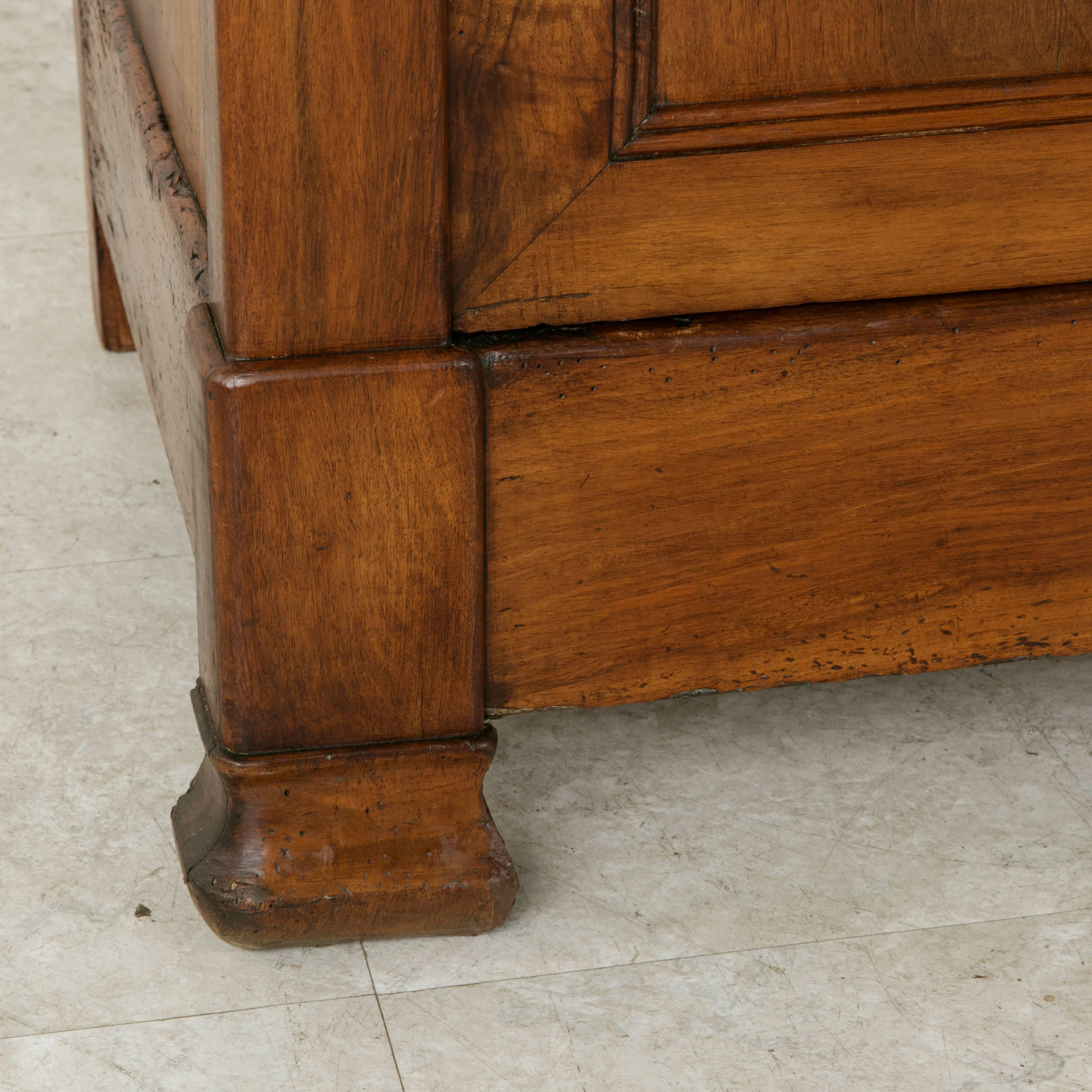 Small Scale Mid-19th Century French Louis Philippe Period Walnut Armoire 2