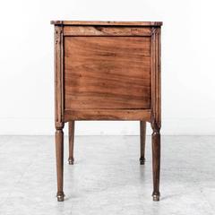 18th Century Louis XVI Period Walnut Sauteuse or Commode with Bronze Hardware