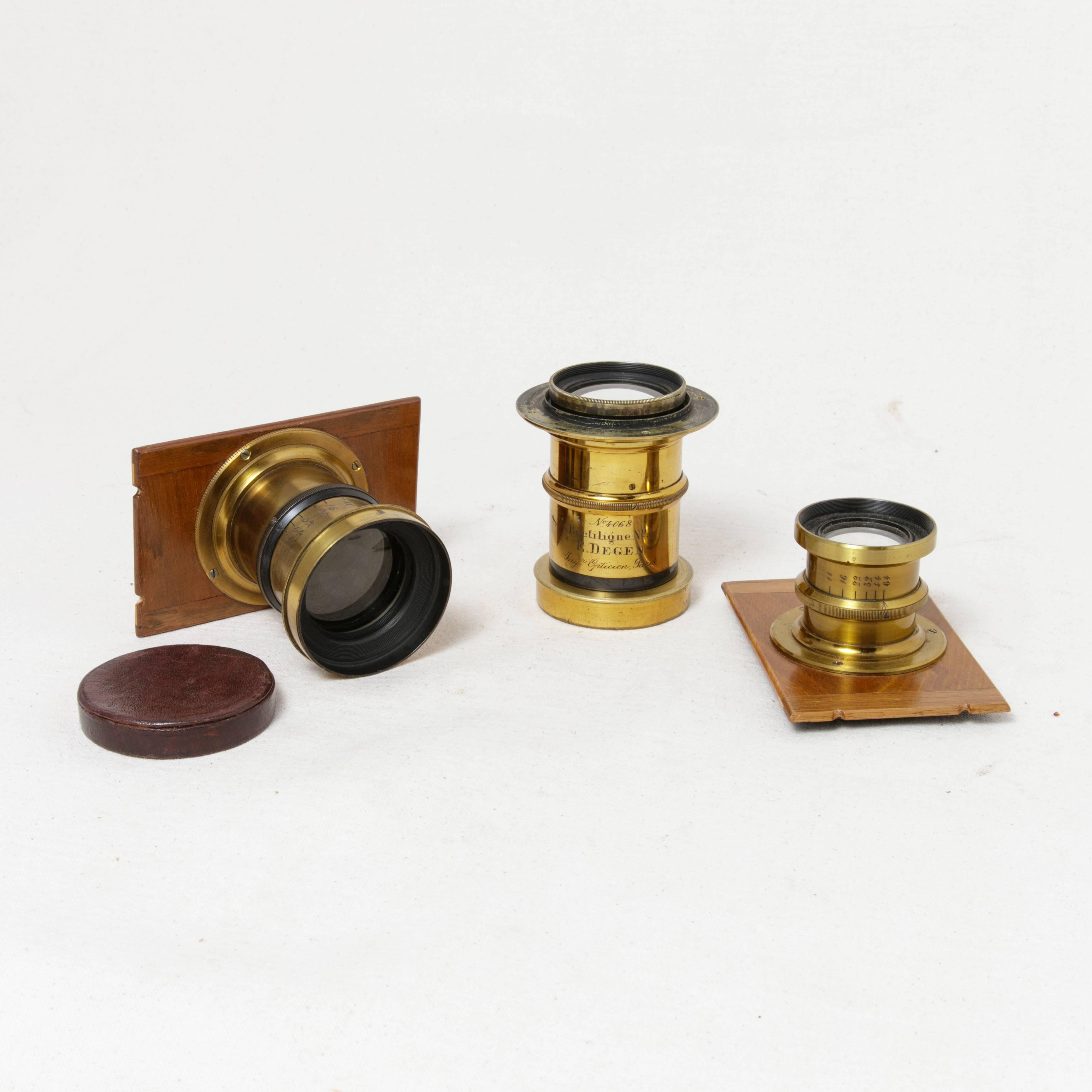 Signed 1898 Nadar Camera with Three Lenses from a Private French Collection 4