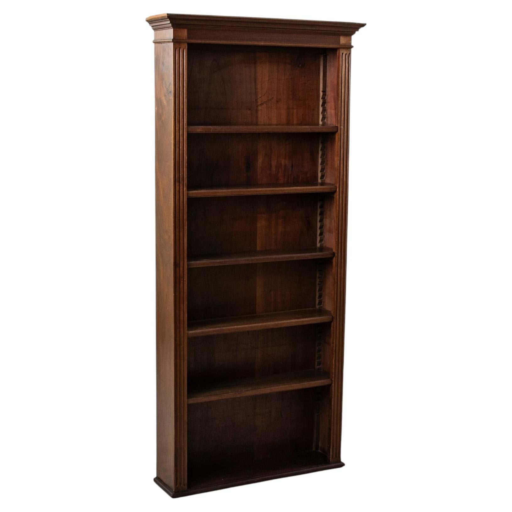 How long can bookshelves be without sagging?