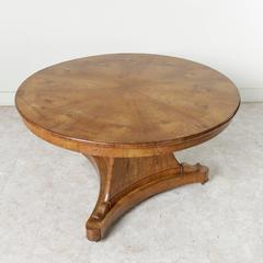 Grand 19th Century Charles X Period Elmwood Gueridon, Entry Table, Foyer Table