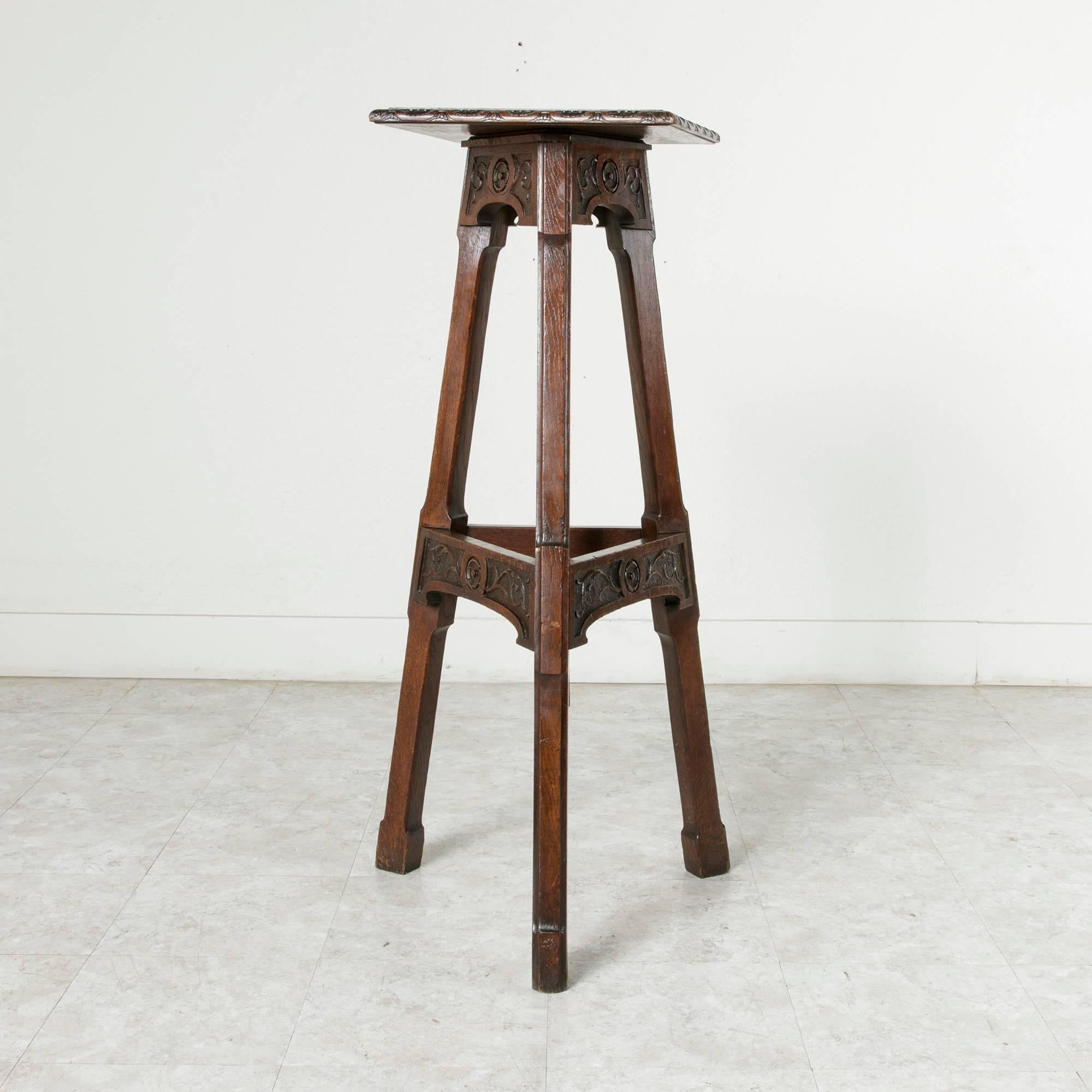 tall pedestal table