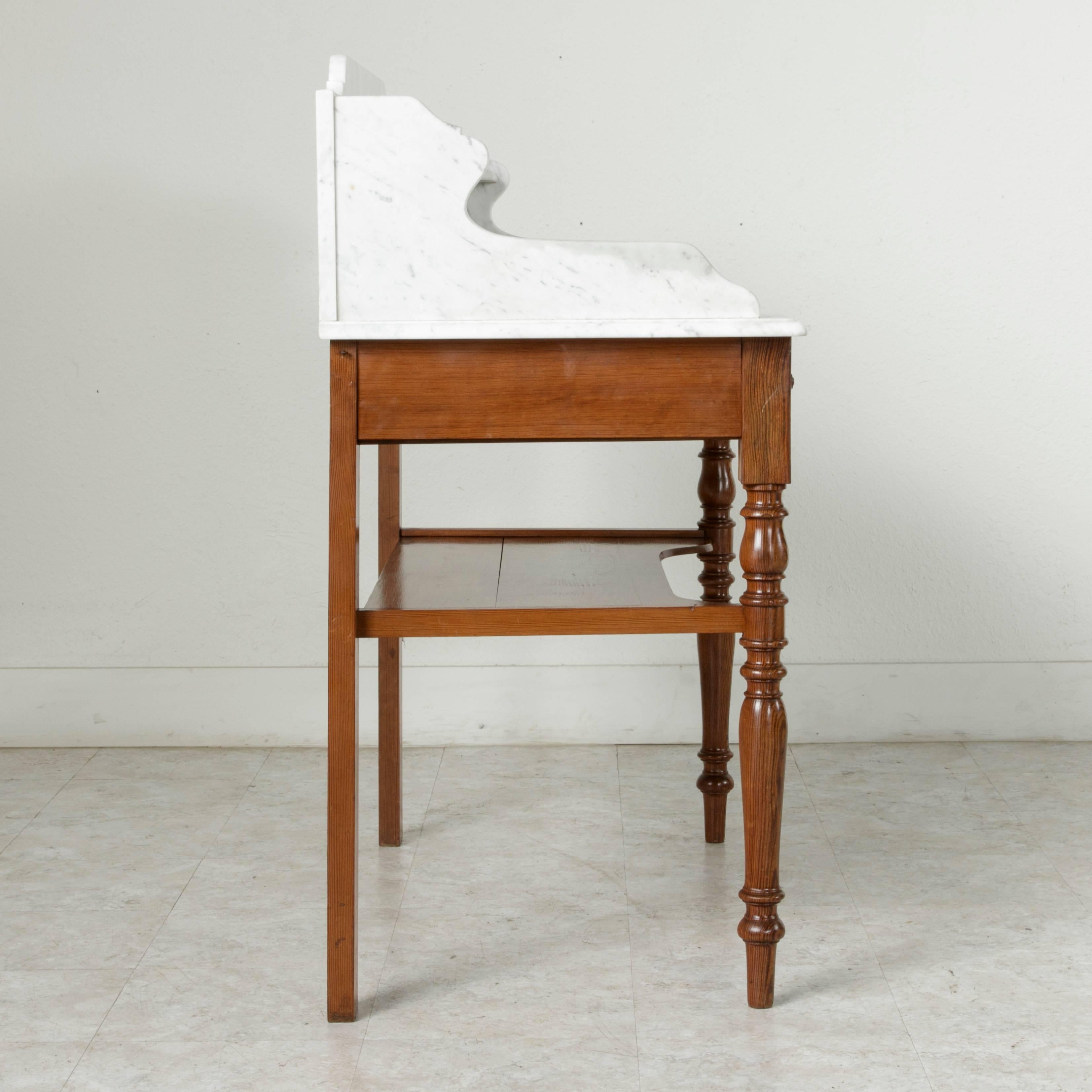 white marble top dressing table