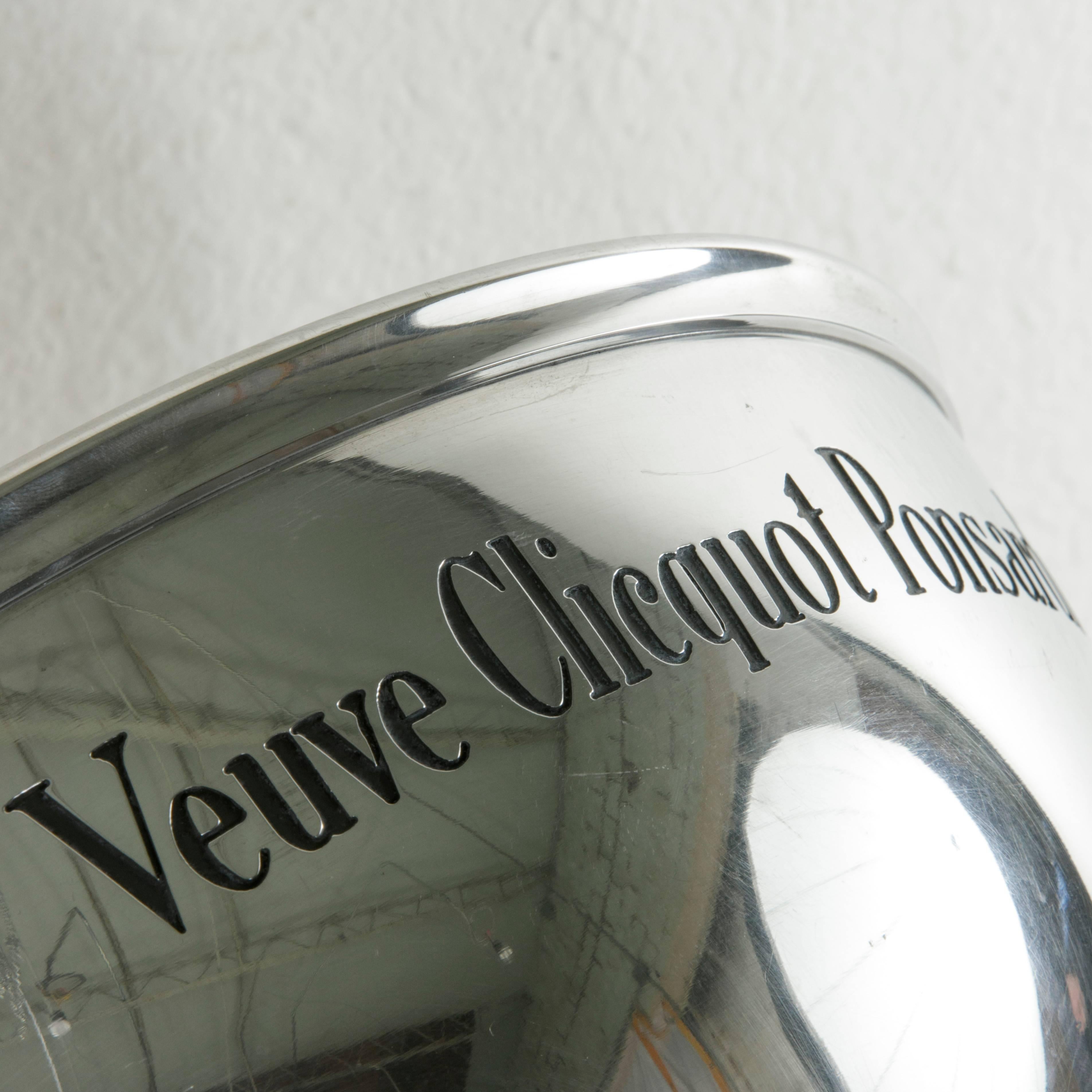 Mid-20th Century French Silver Plate Hotel Champagne Bucket Veuve Clicquot 4