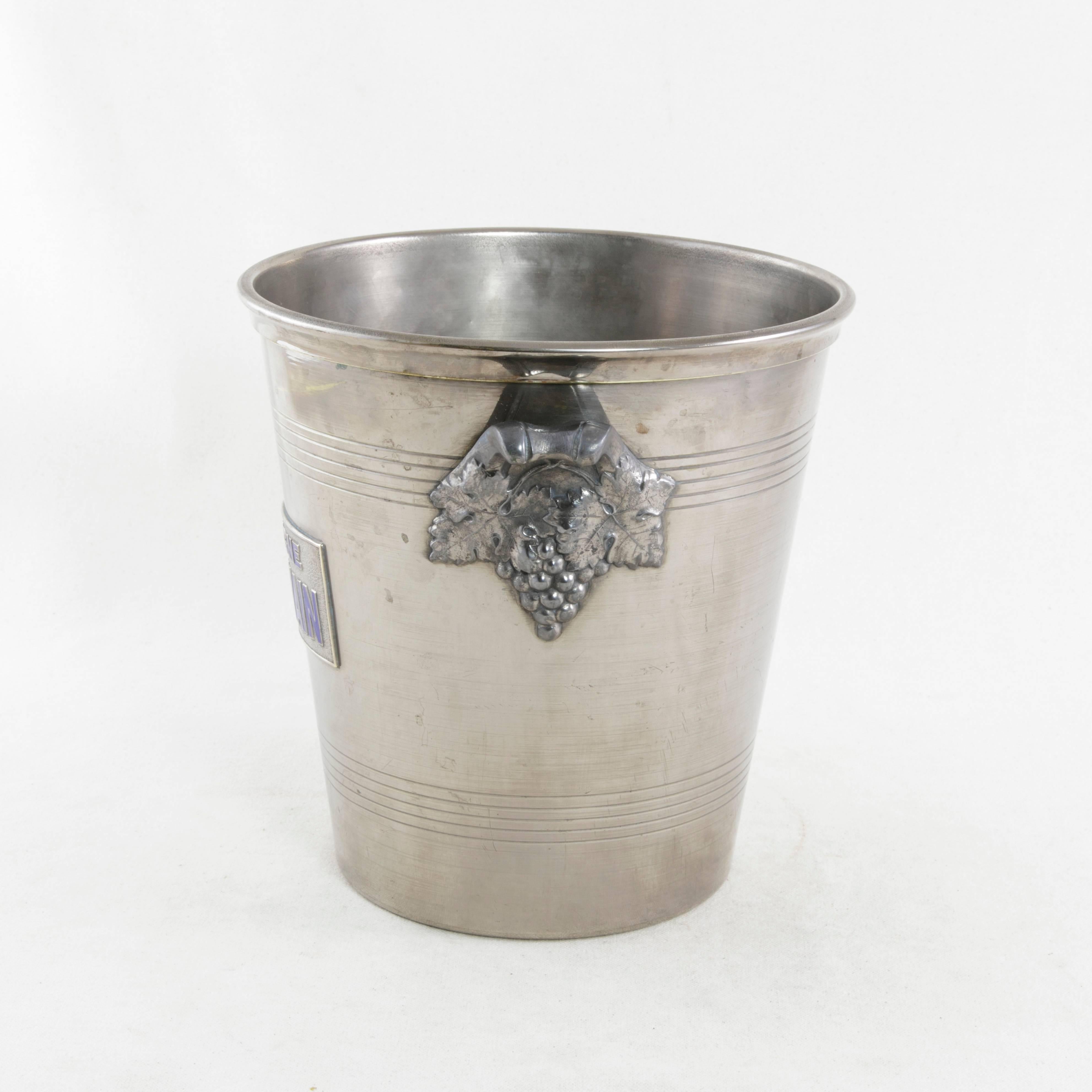 Mid-20th Century French Silver Plate Champagne Bucket Marked H. Germain 2