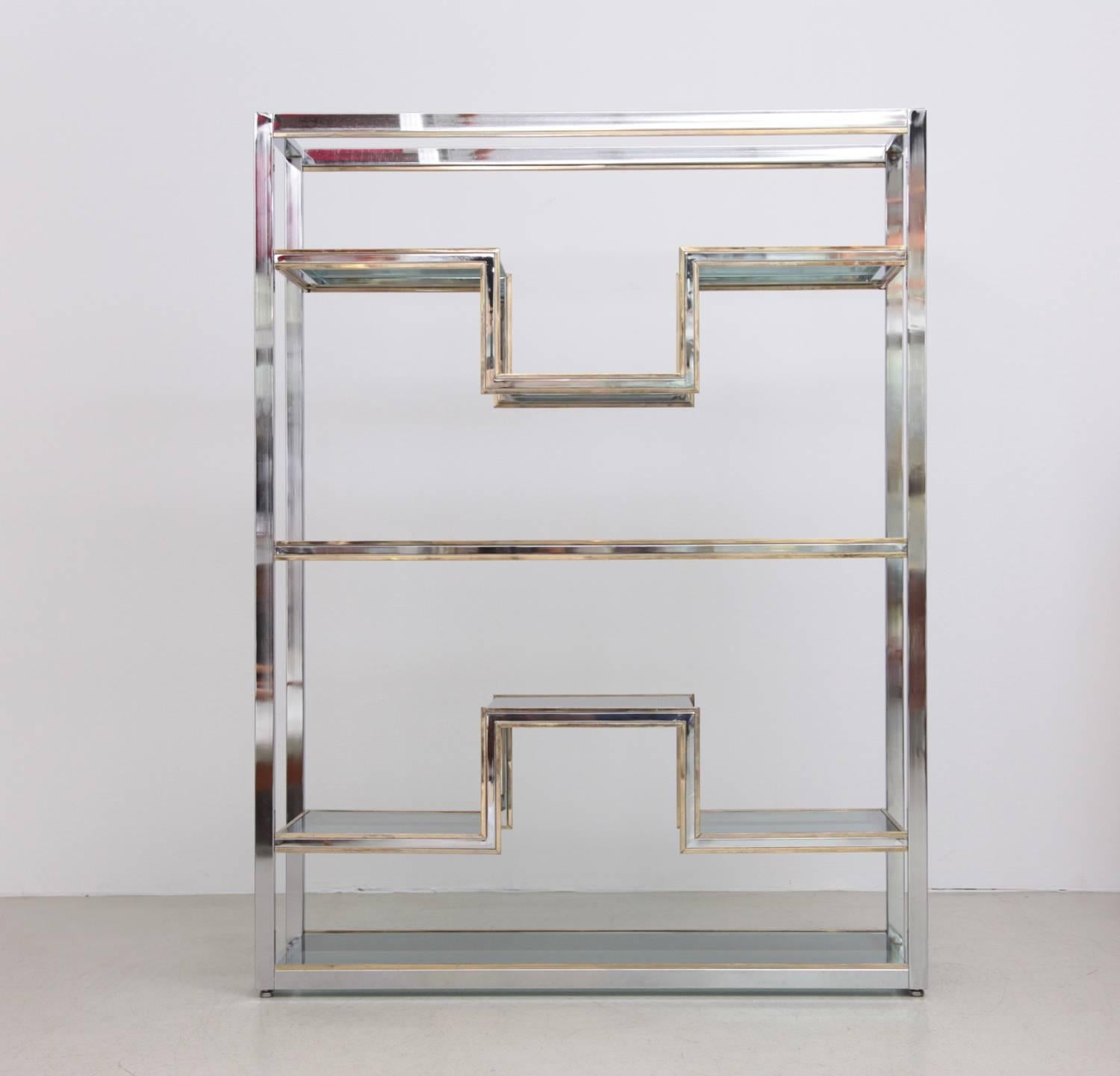 brass etagere