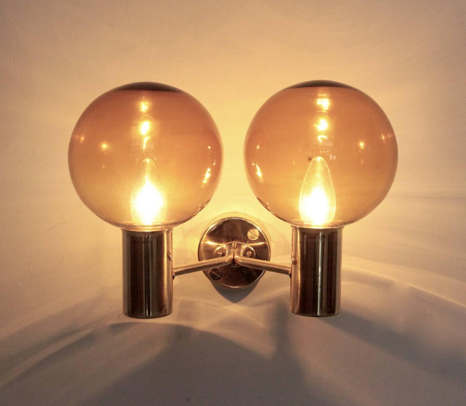 Pair of Hans-Agne Jakobsson Wall Lamps Model V149/2 In Good Condition In Berlin, BE