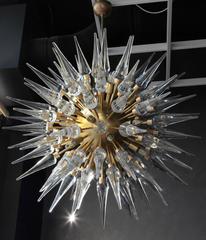 Exceptional Huge Atomic or Sputnik Chandelier Style of Stilnovo