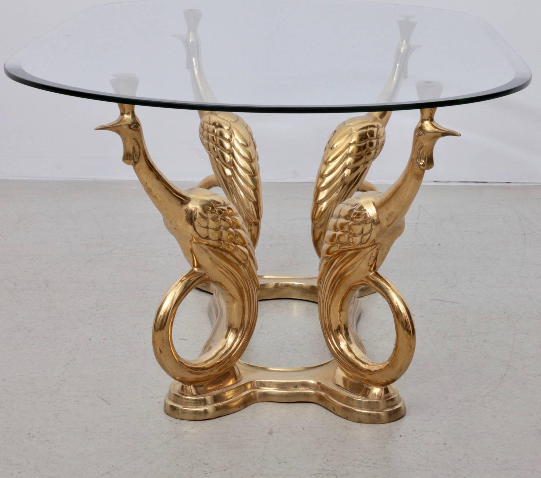 peacock coffee table