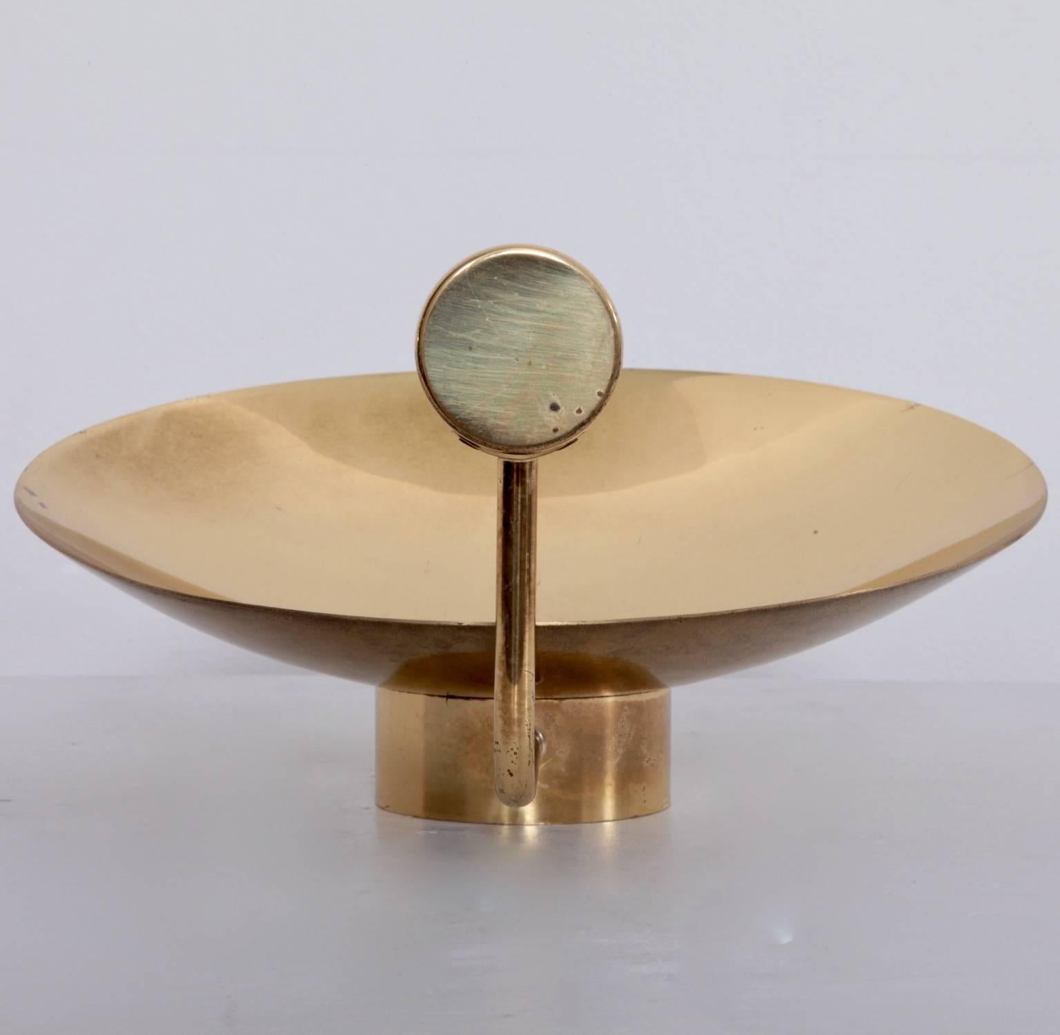 Mid-20th Century Pair of Hans-Agne Jakobsson Wall Lamps in Brass