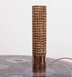 Huge Brass Table Lamp by Pierre Forsell