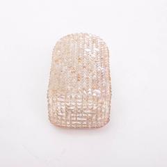 Glass Sconce or Wall Light in Crystal Design by Glashütte Limburg