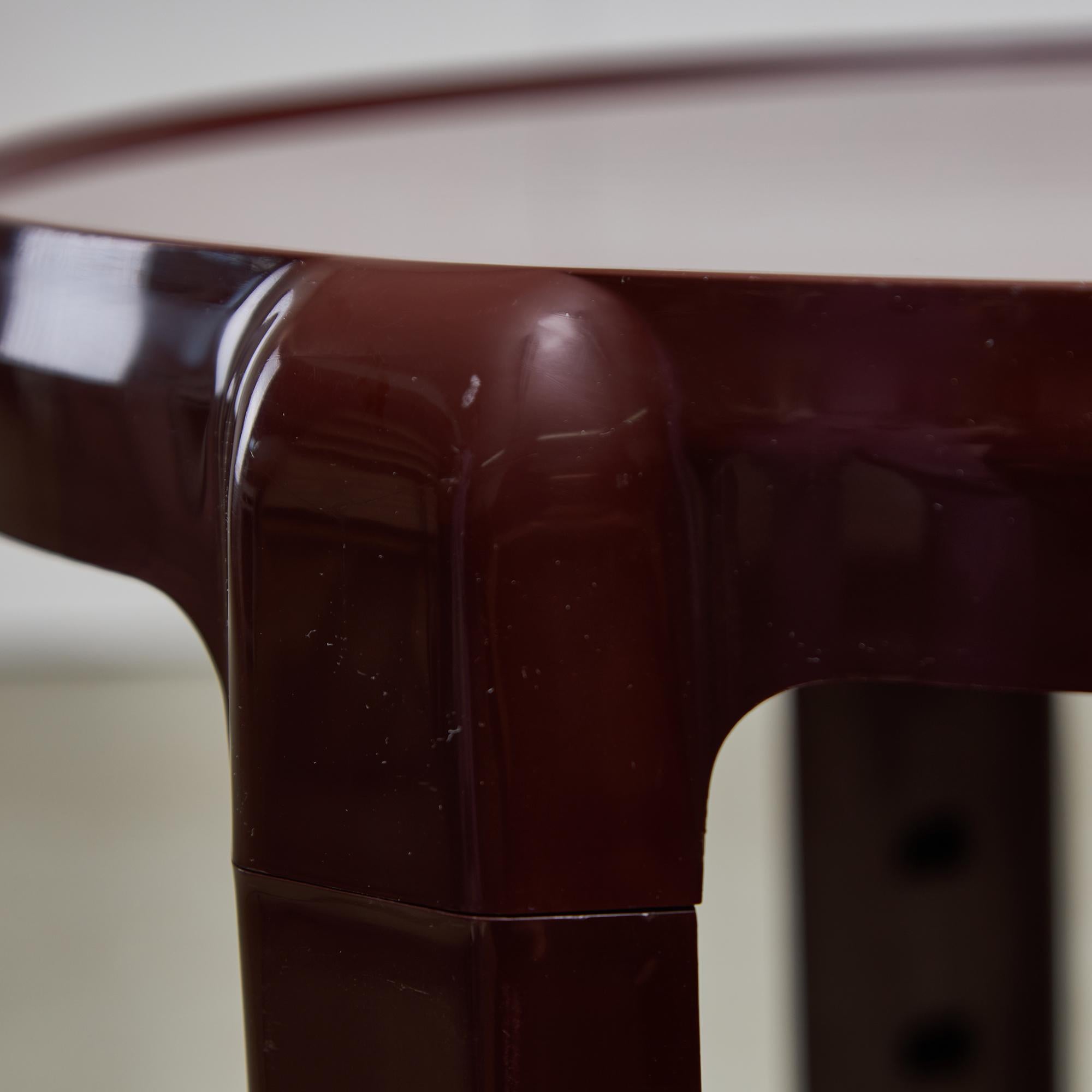 20th Century Round Bar Cart & Serving Trolley by Alberto Rosselli for Kartell, 1970s For Sale