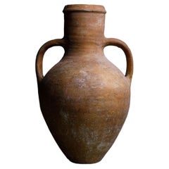 Historic Used Hitay Clay Pot – Vintage Terracotta Amphora