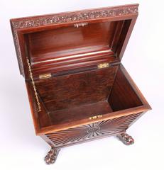 George IV Period Rosewood Casket