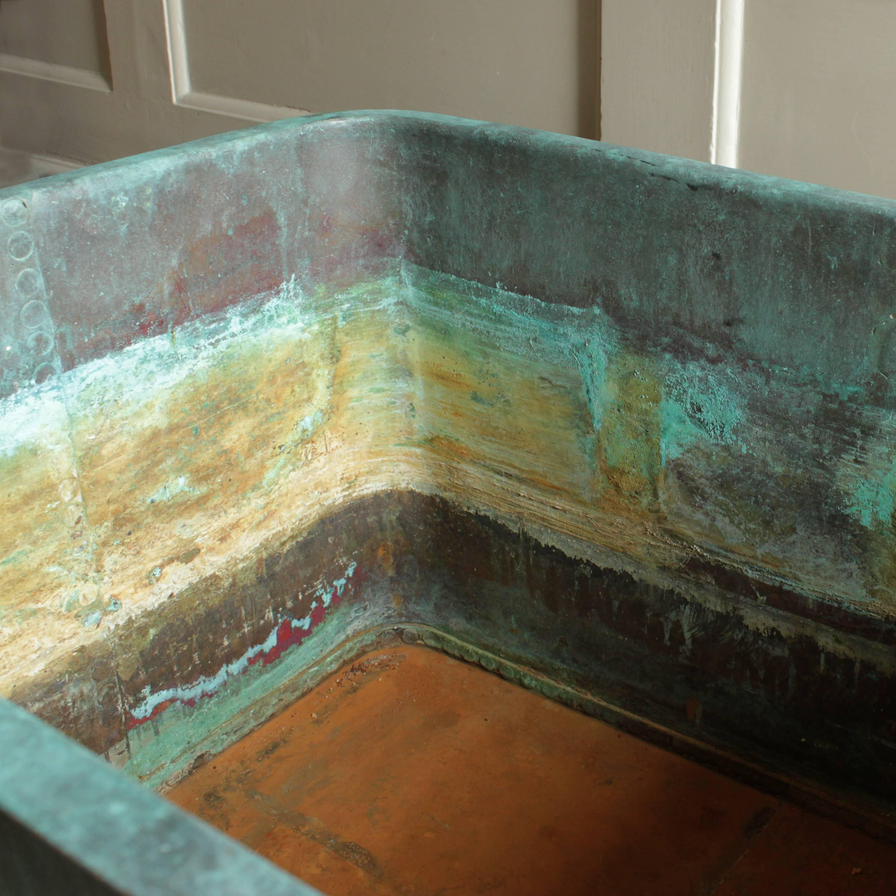 Large French Copper Cistern 1