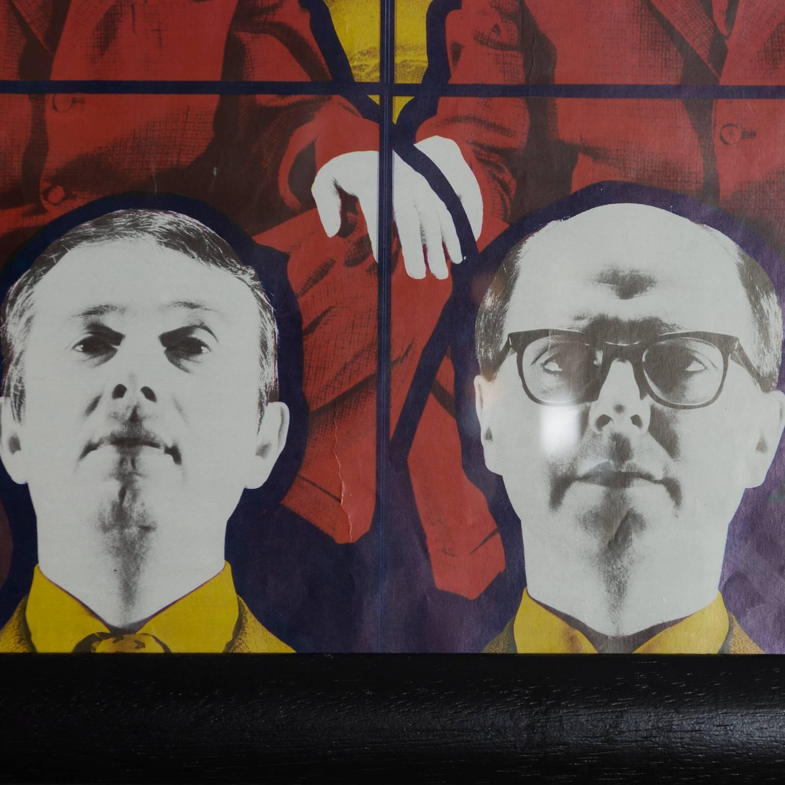 Russian Modern Gilbert and George Exhibition Poster