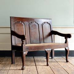 George III Oak Settle