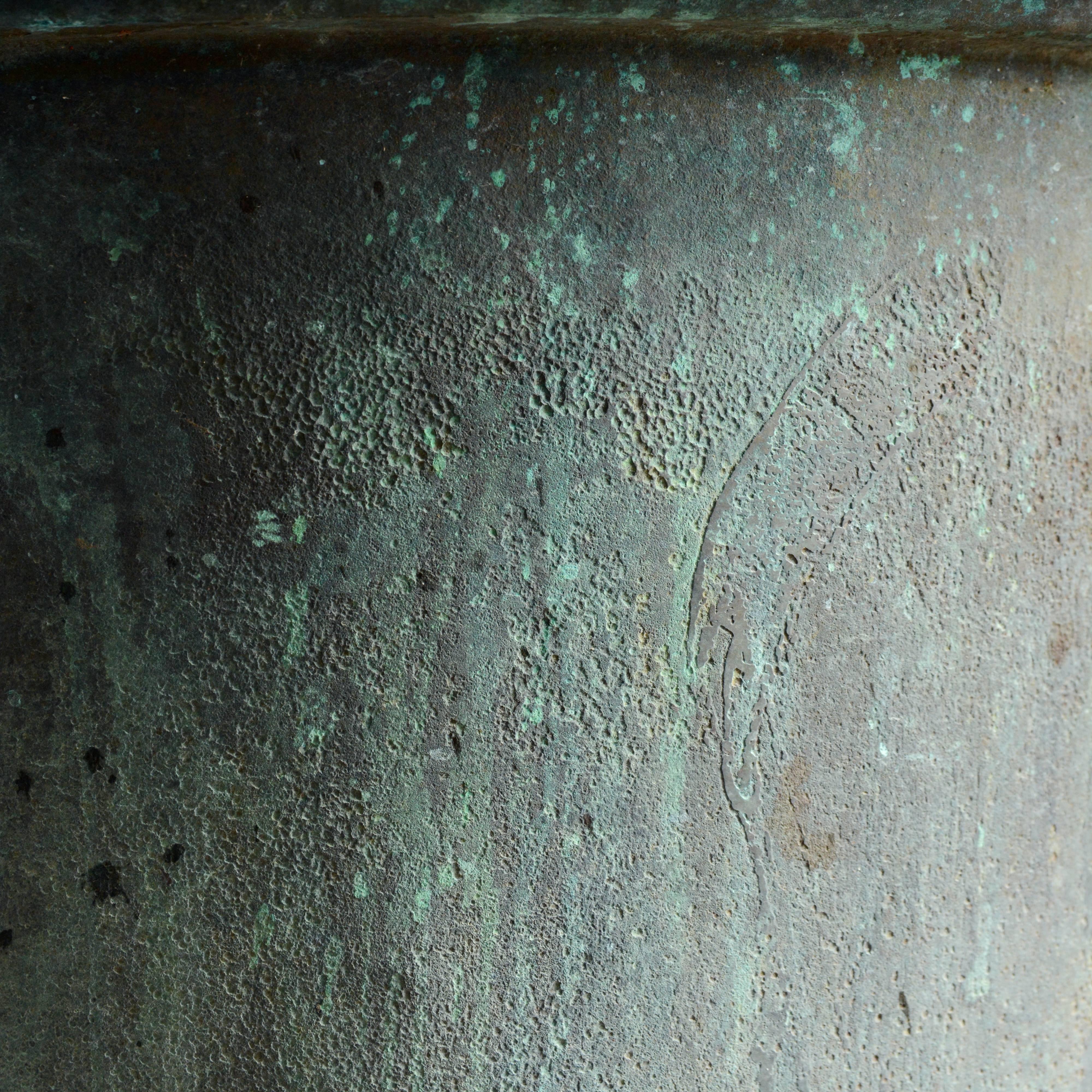 French Antique Verdigris Copper