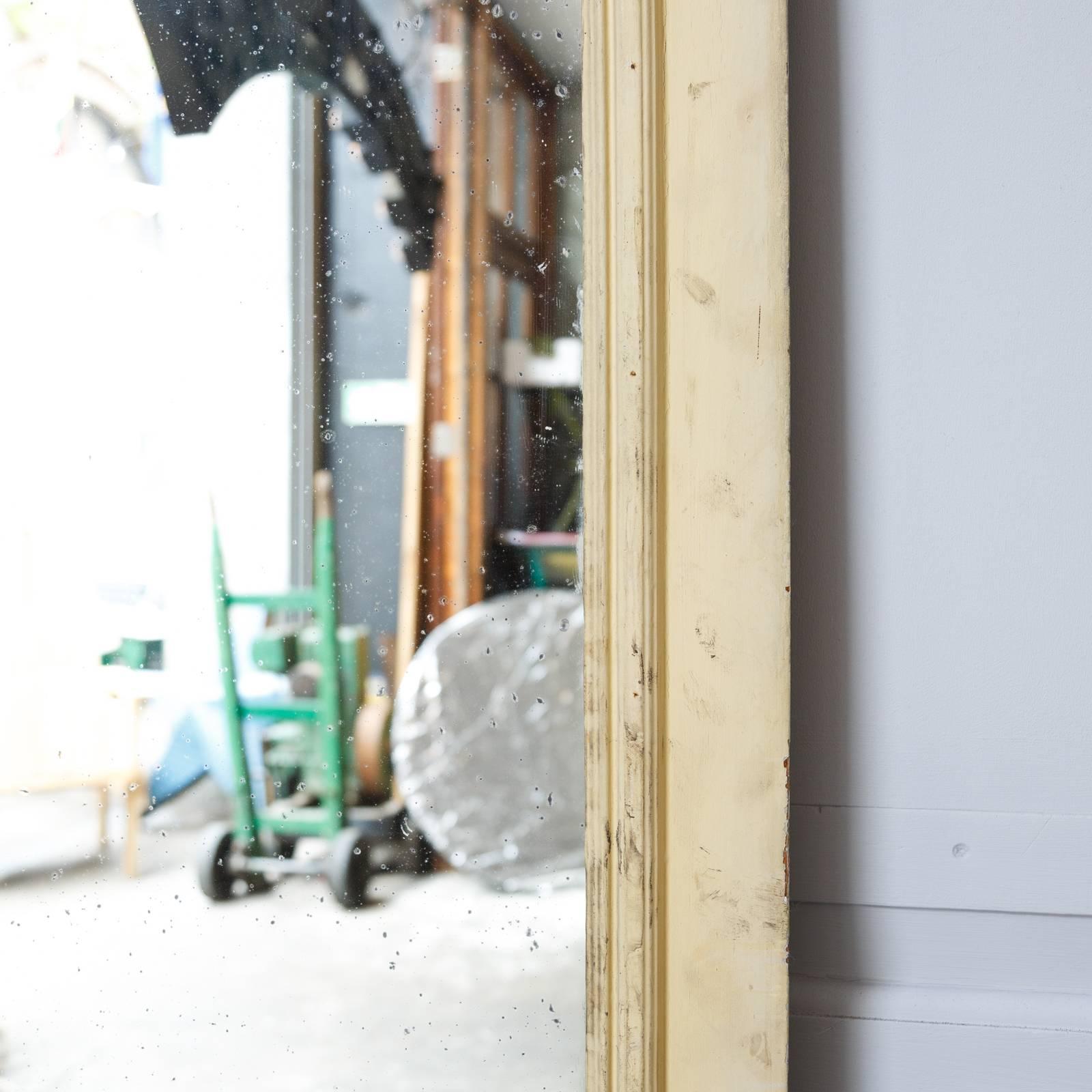 Floor Standing Framed Mirror In Distressed Condition In London, GB