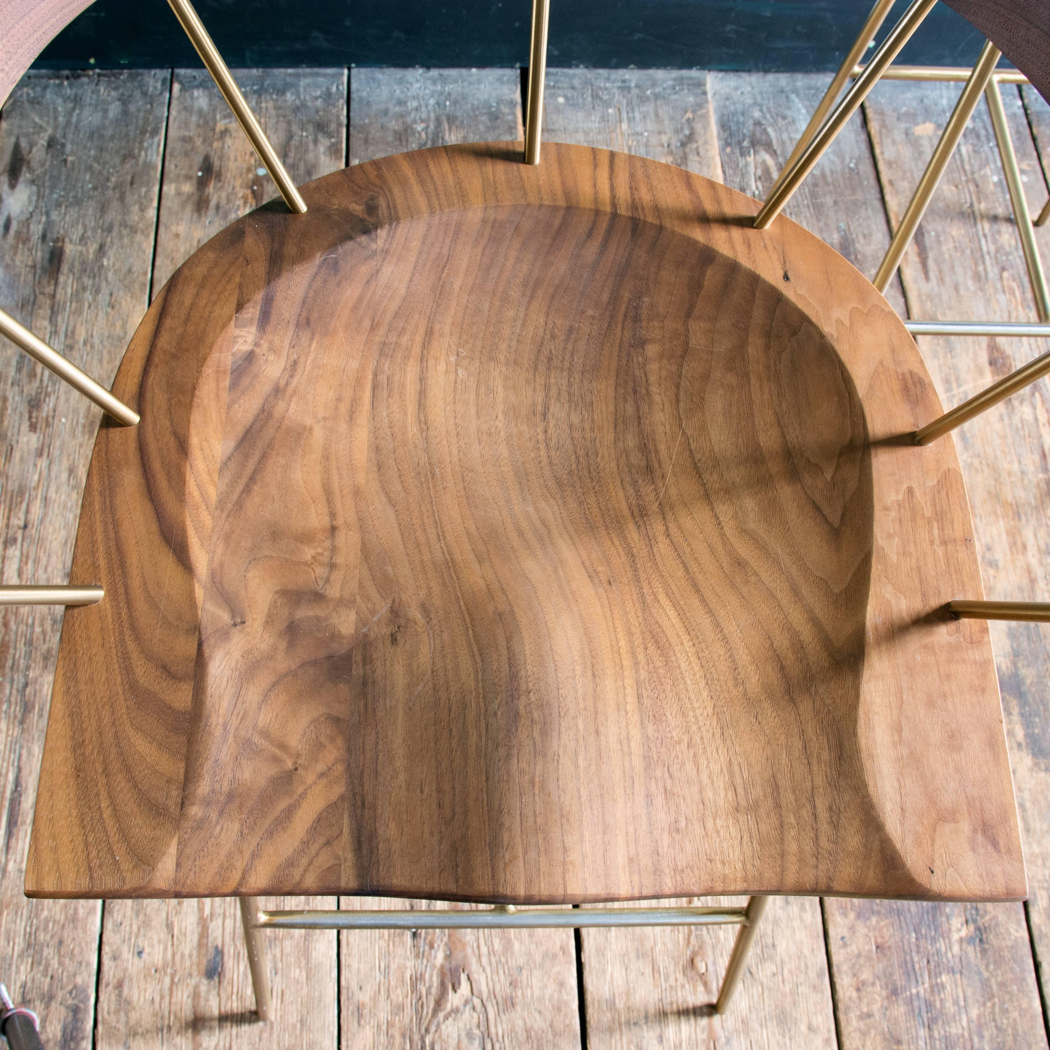 American Bassam Fellows 'Spindle' Bar Stool