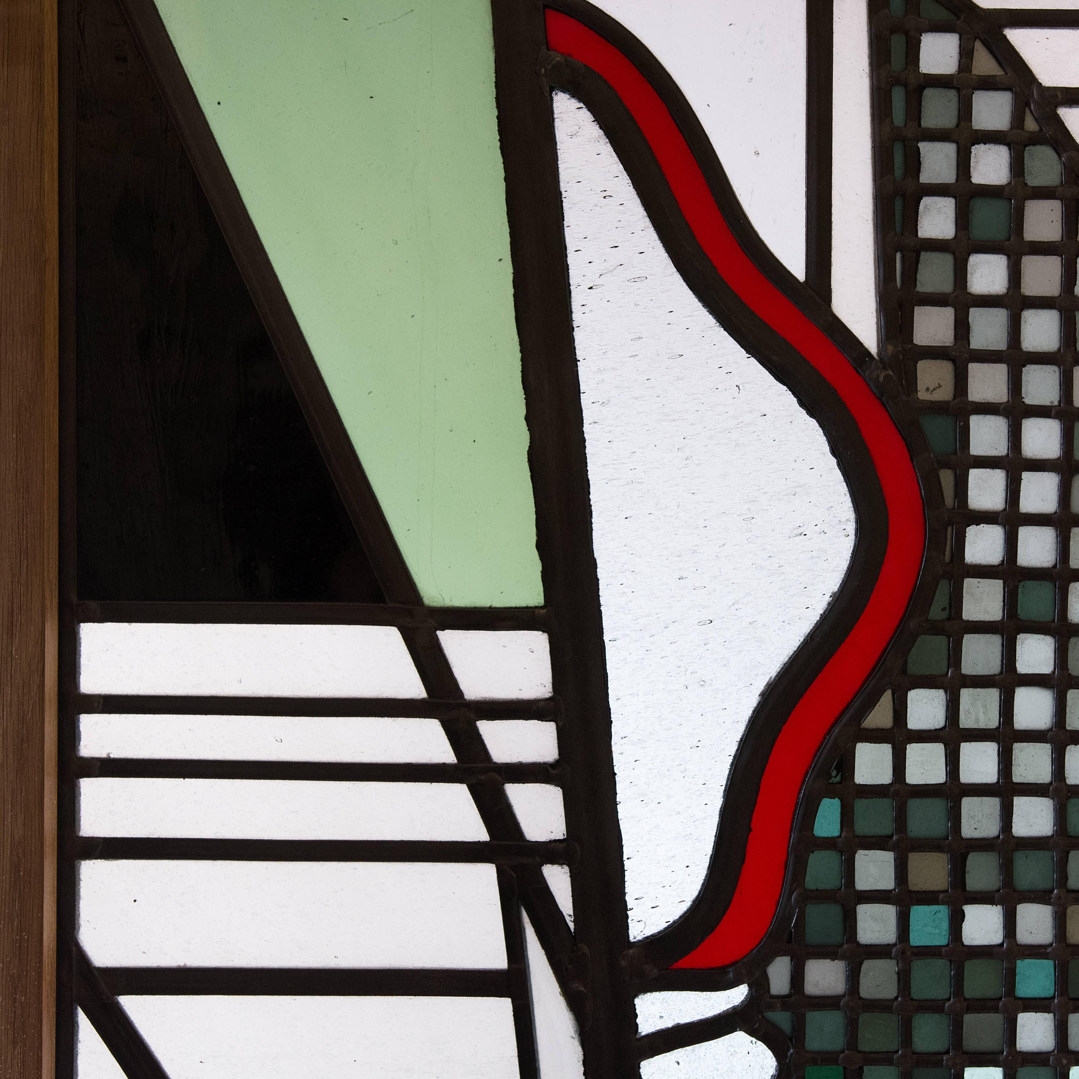 Unilever House Stained Glass Panels In Excellent Condition In London, GB