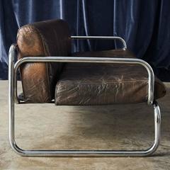 Rodney Kinsman Brown Leather Sofa