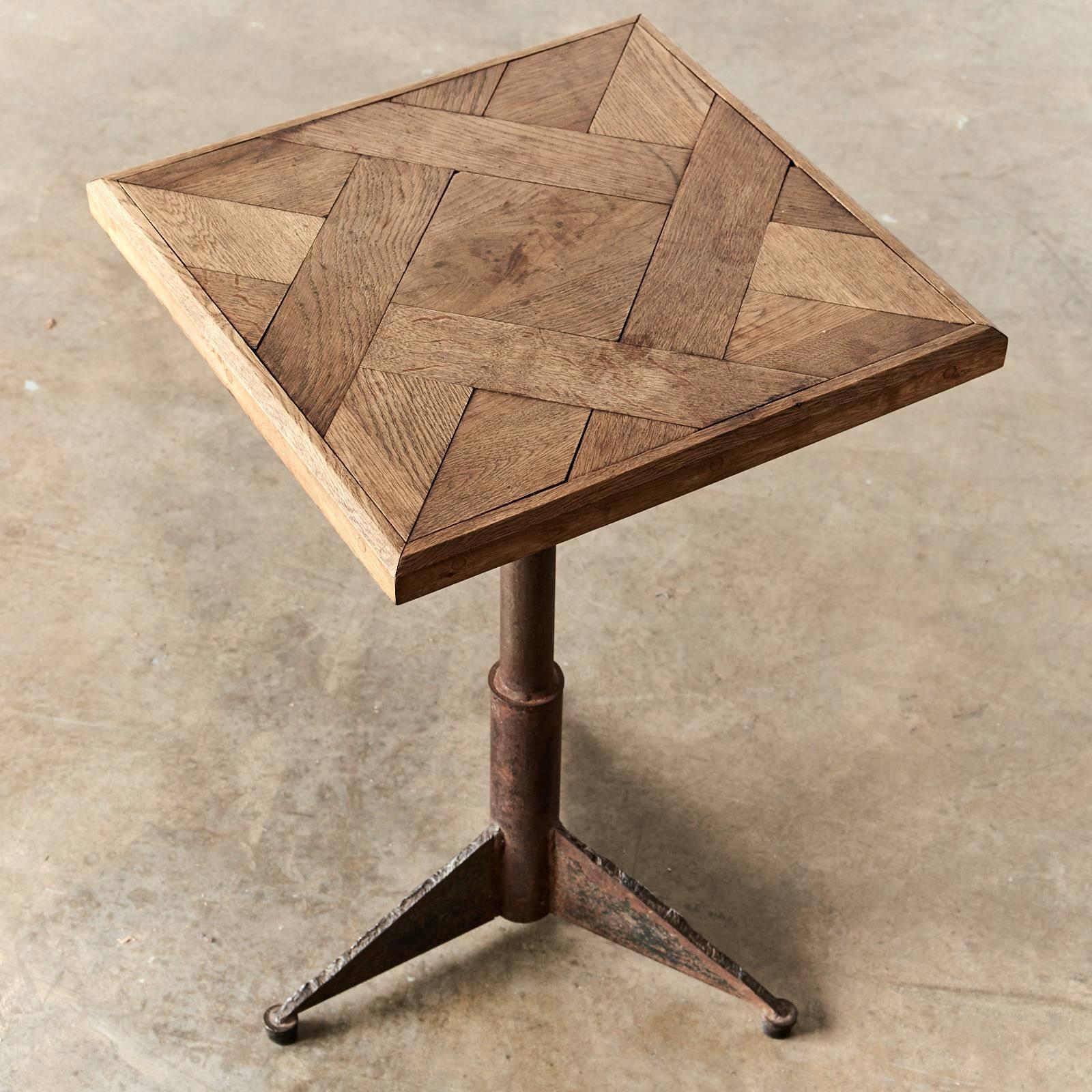 Parquetry Oak Parquet de Versailles Topped Table