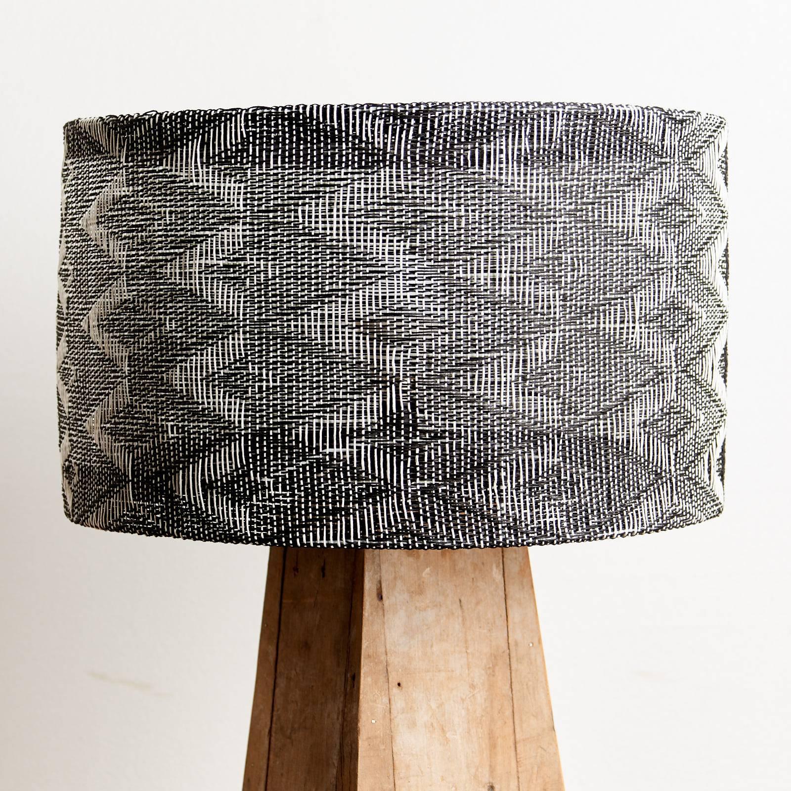 As a counterpoint to the usual bright and vibrant work Josefin created an exclusive Monochrome Capsule Collection for 2016's London Design Festival. The pieces explore the balance between light and dark interwoven patterns in relation to lighting.