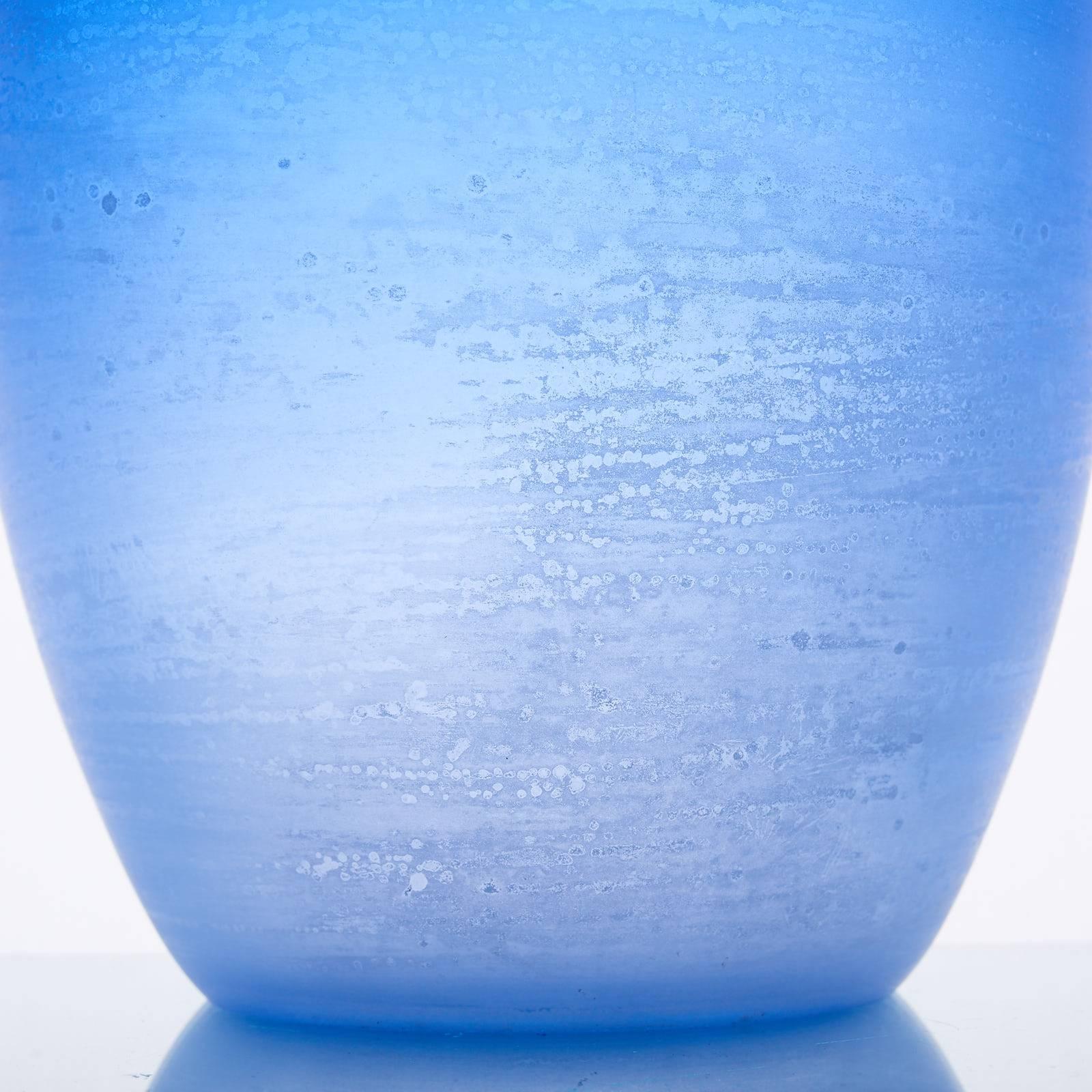 Late 20th Century Blue 'Cenedese' Vase