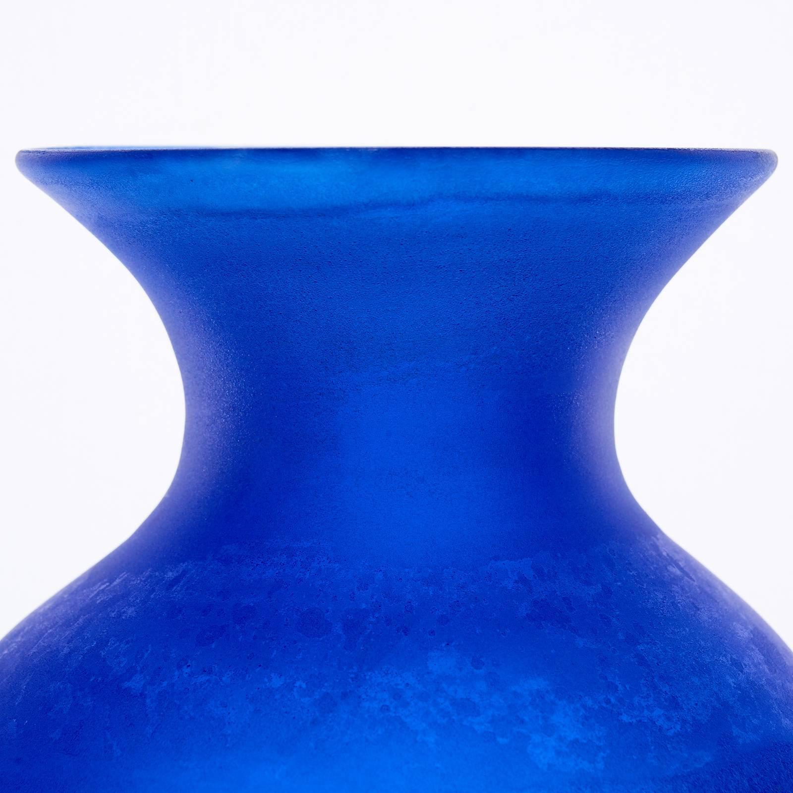 Italian Blue 'Cenedese' Vase
