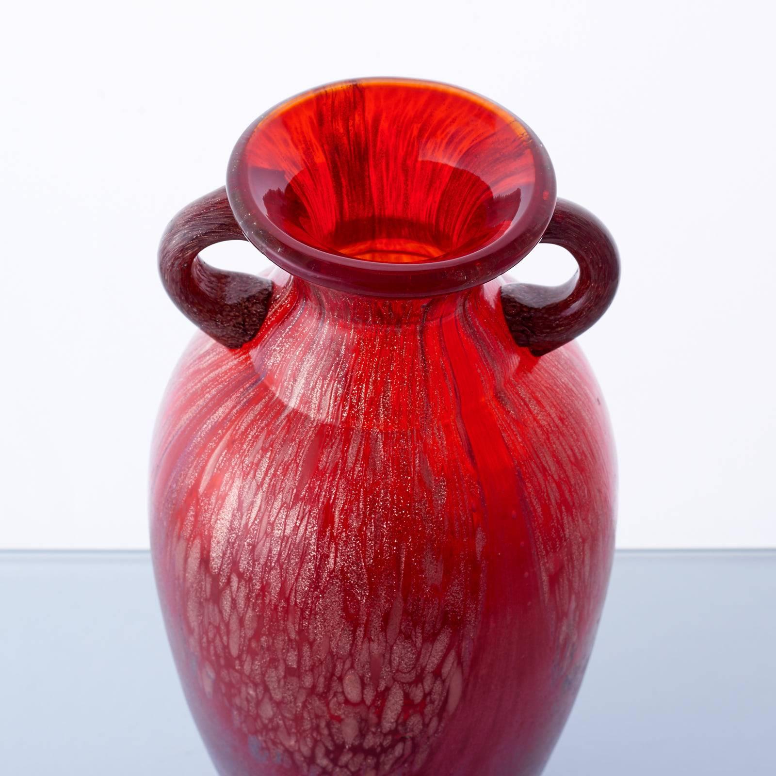 Italian Murano 'Cordanato' Vase