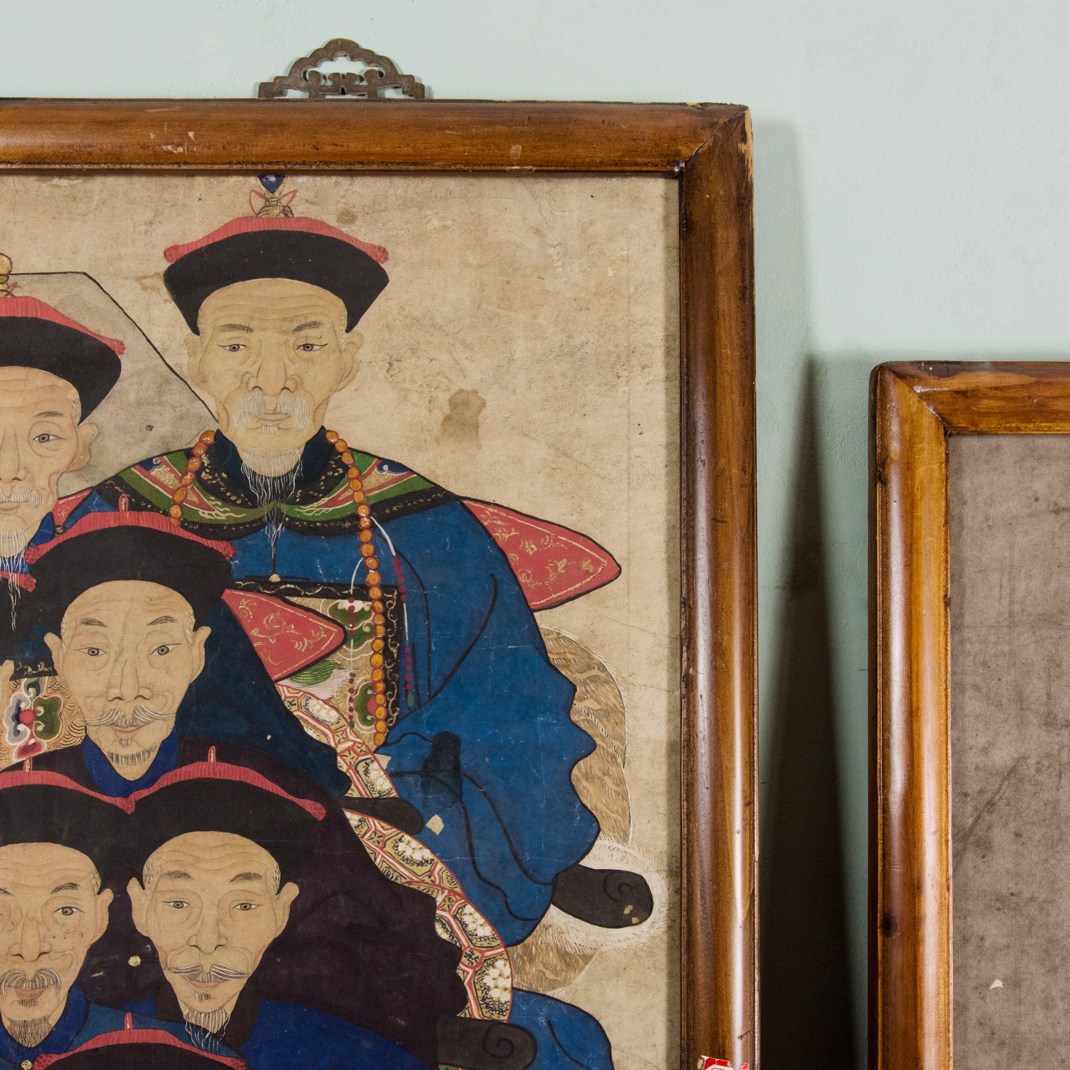 19th Century Qing Dynasty Ancestor Portraits