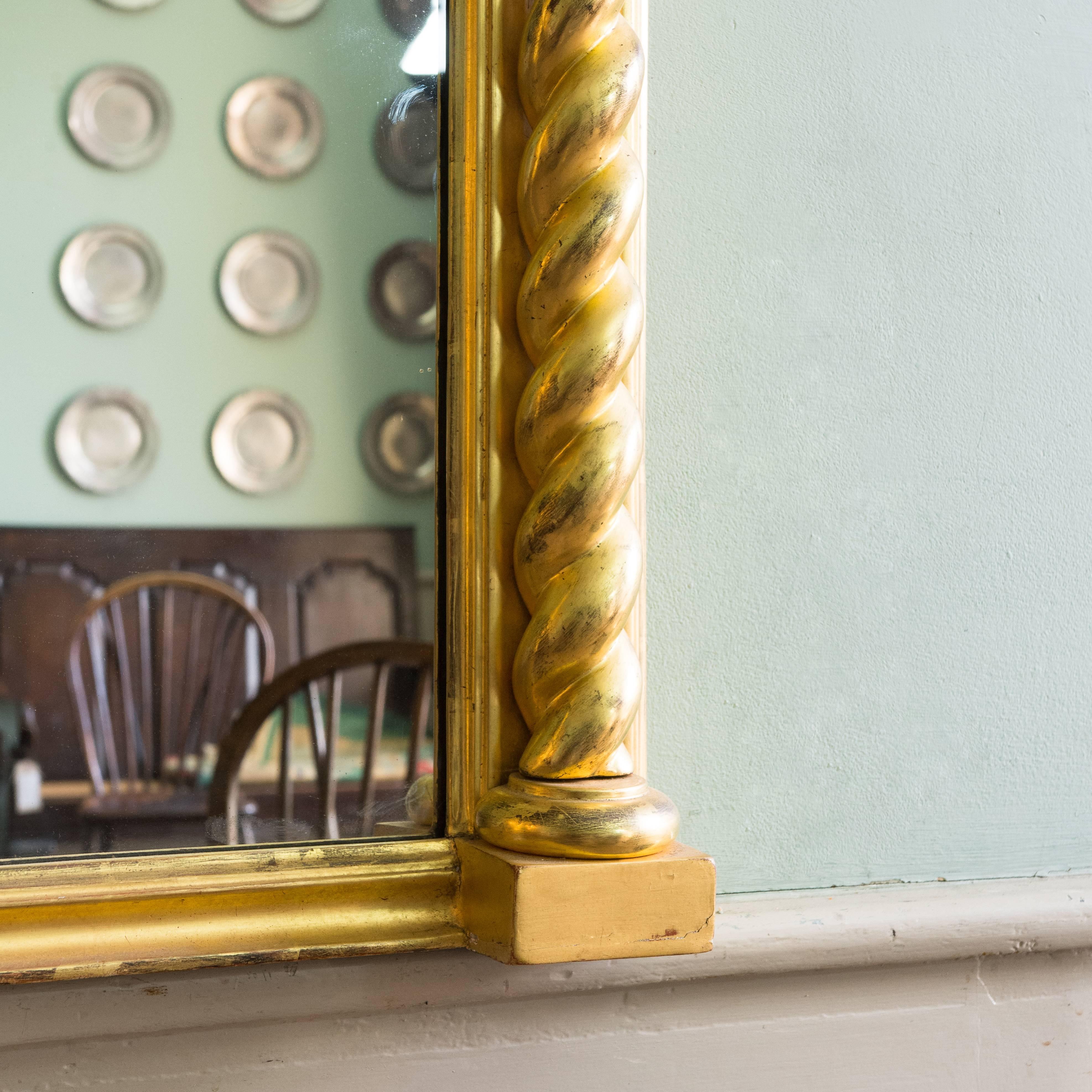 20th Century Regency Style Giltwood Pier Mirror For Sale