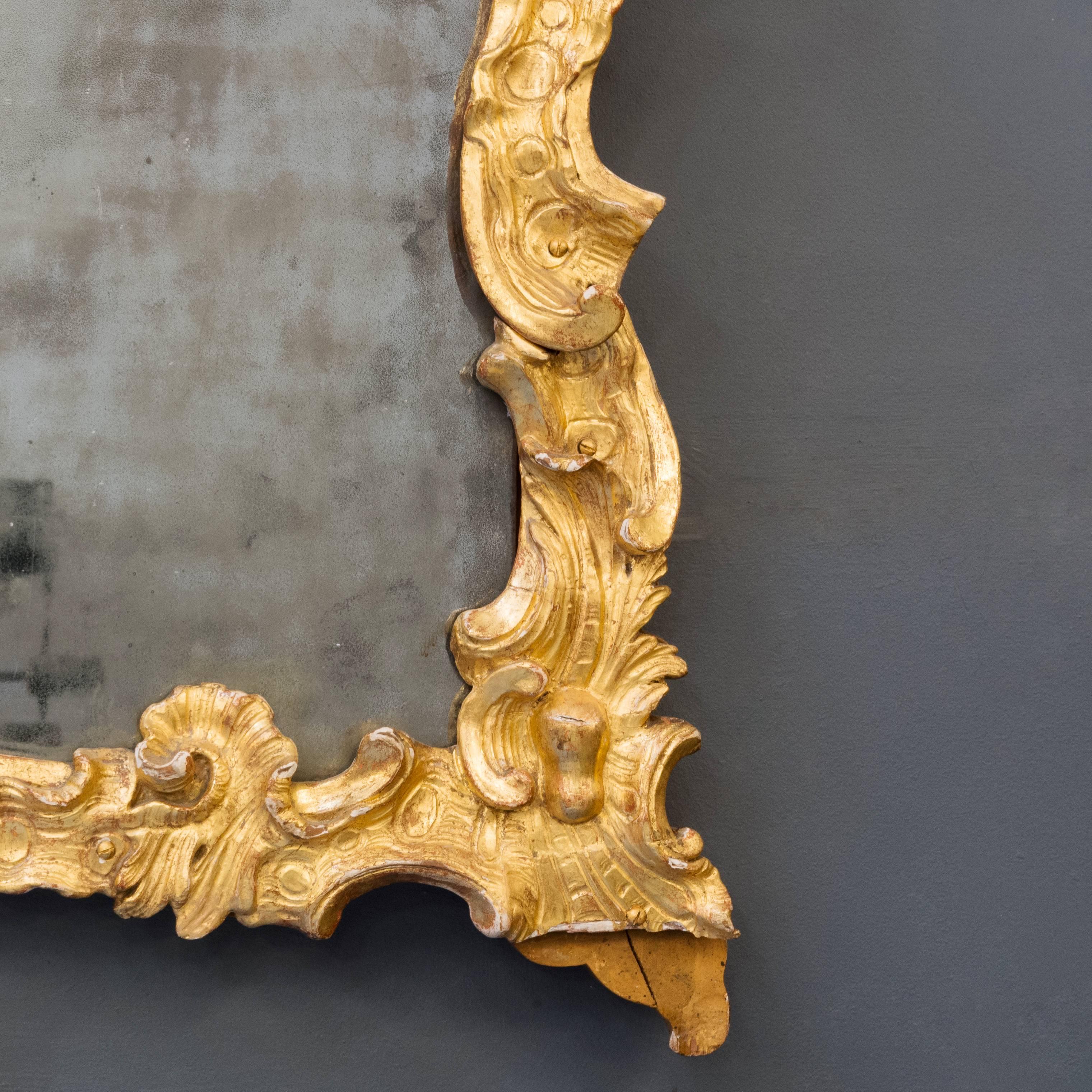 Large Italian Rococo Mirror at 1stDibs