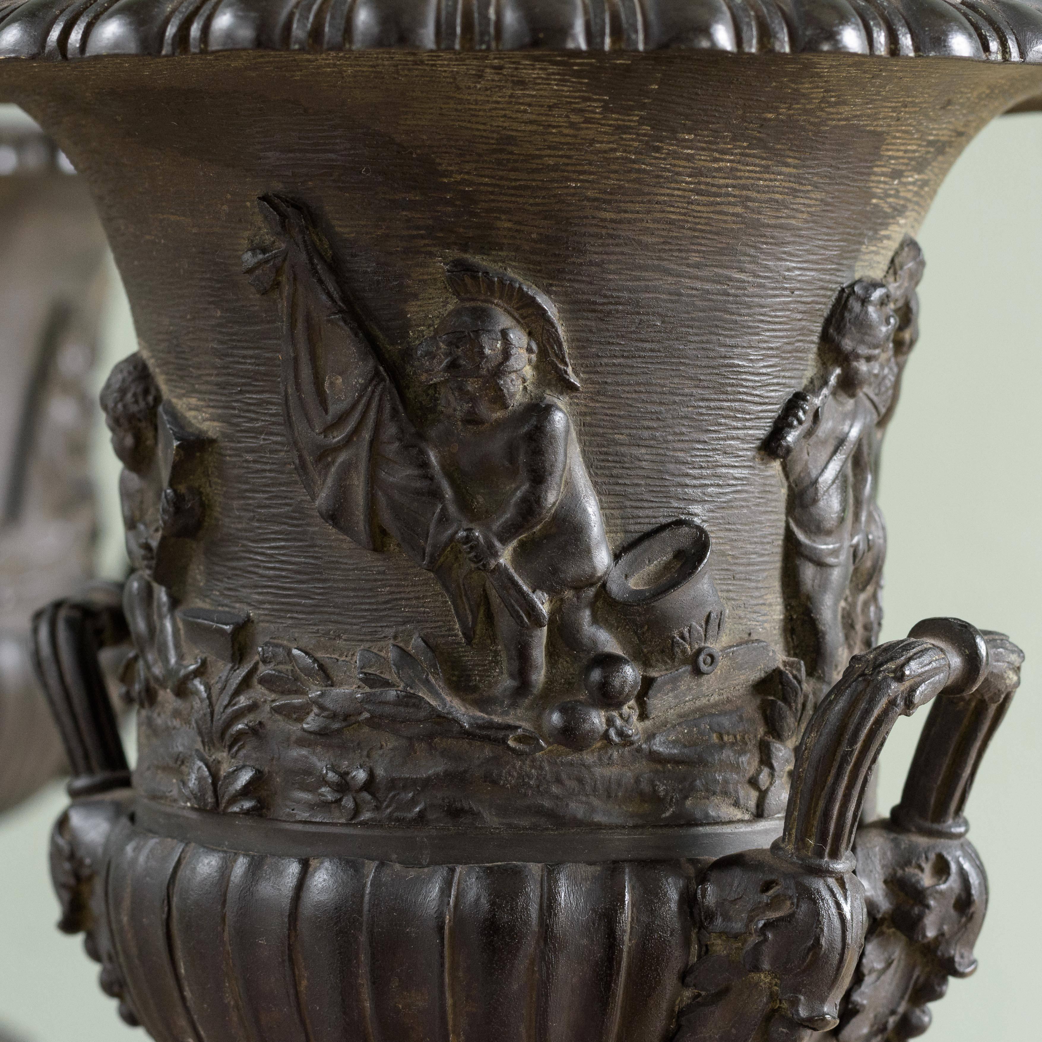 French 19th Century Mantel Urns
