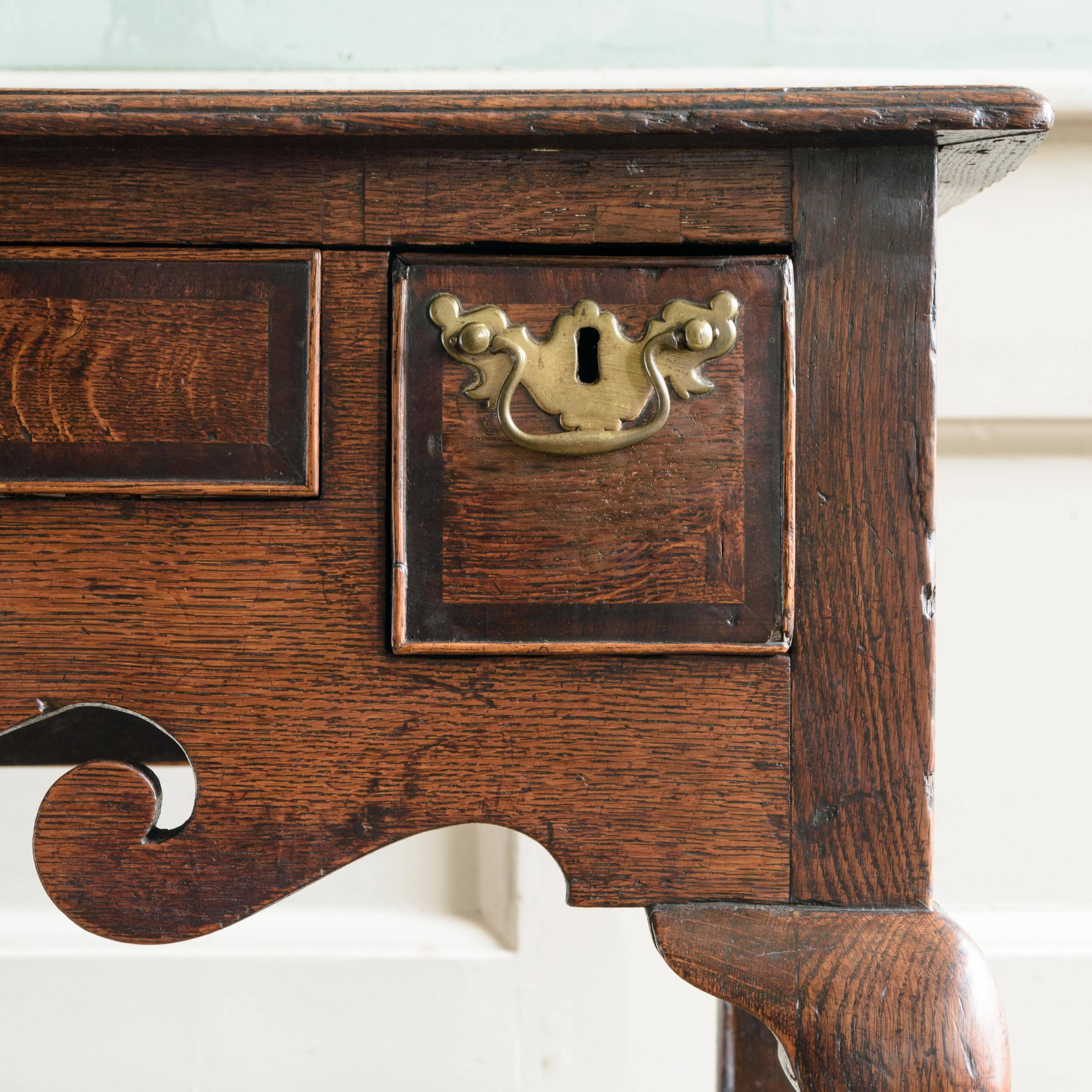 George II Oak Lowboy 2