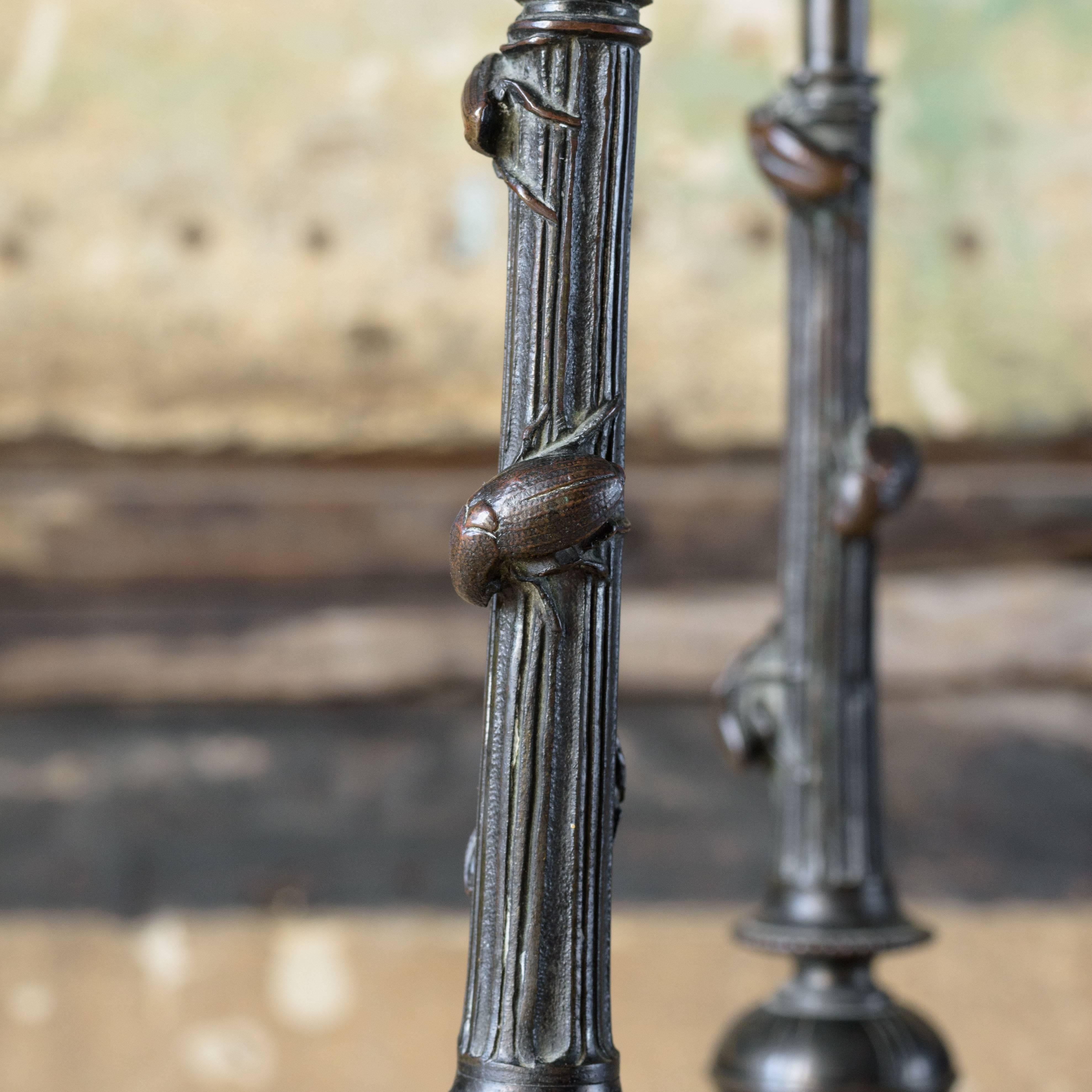 Other French Bronze Candlesticks