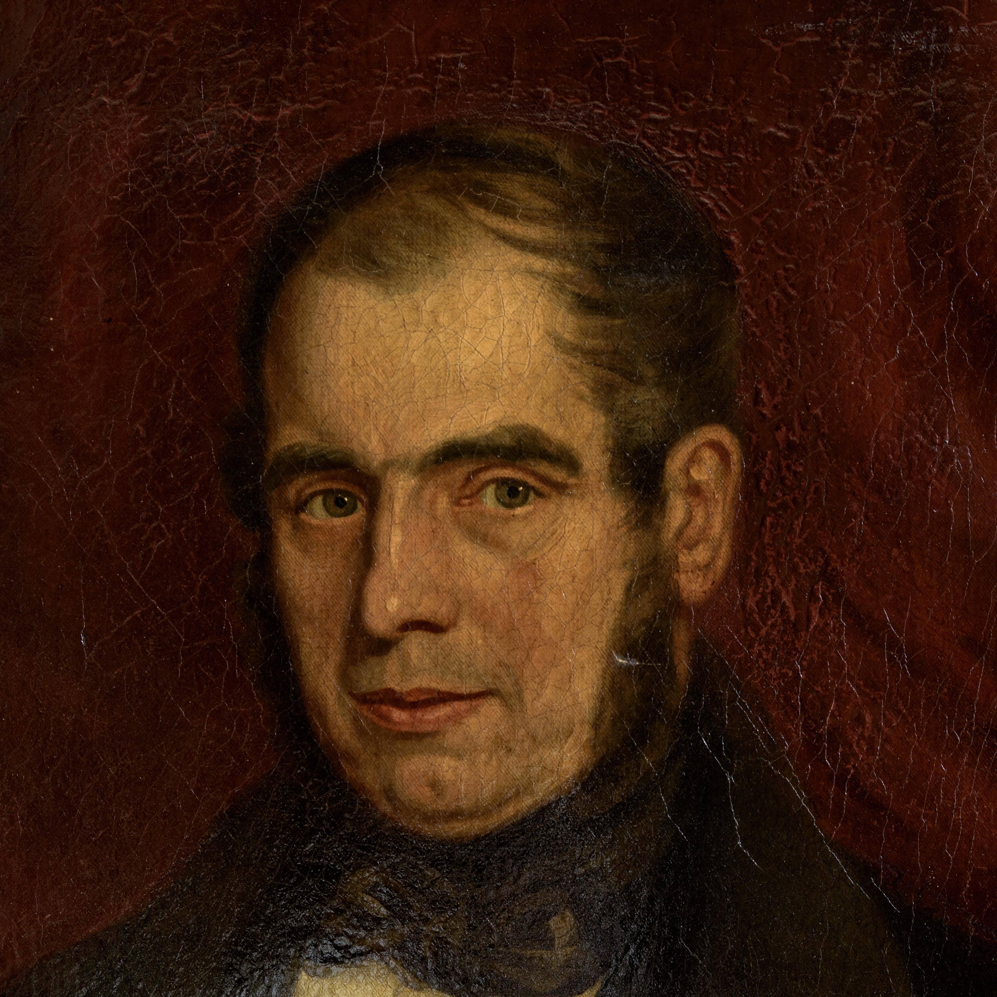 19th Century Portrait of a Gentleman Wearing a Ring