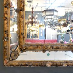 Large French Marginal Mirror