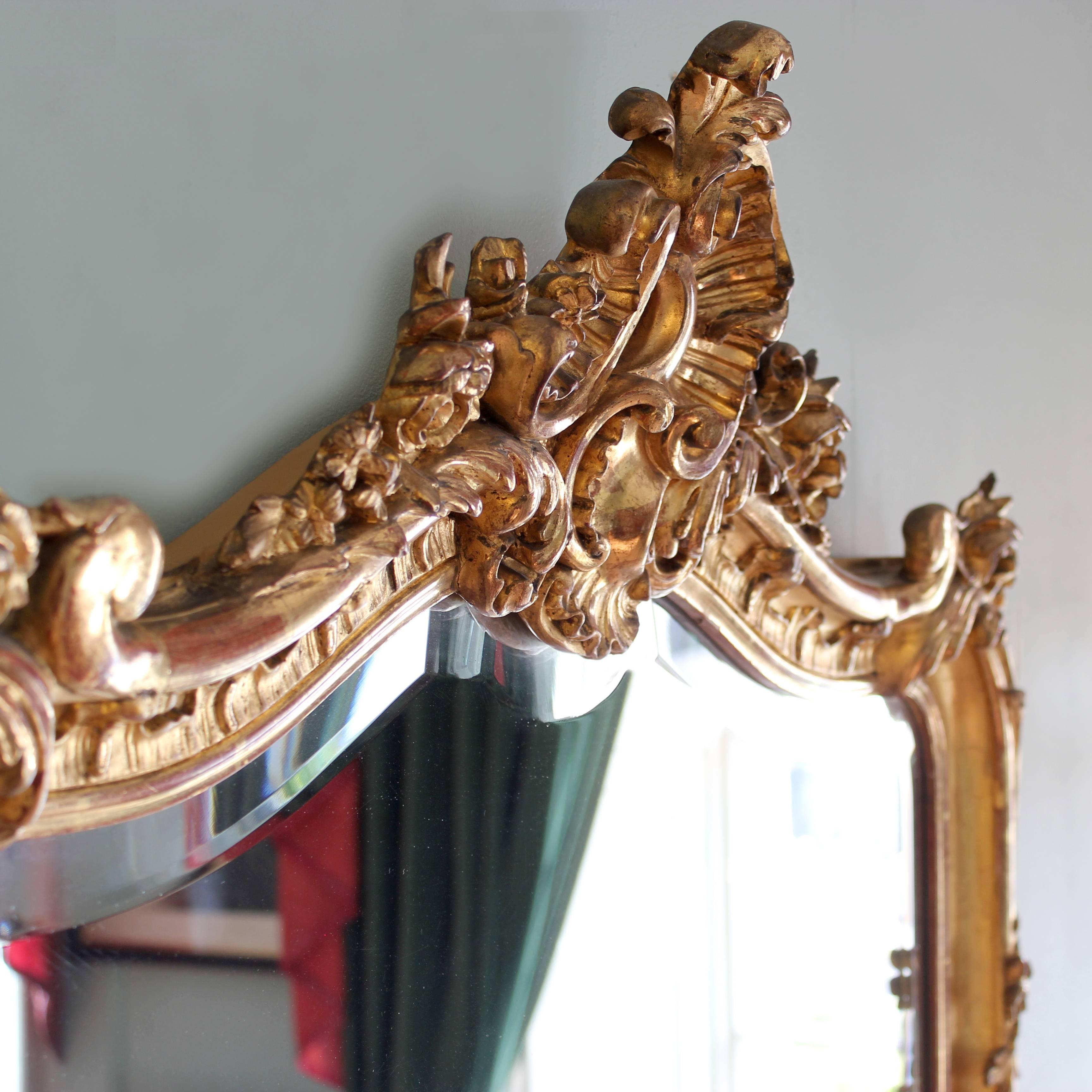 French Giltwood Mirror 2