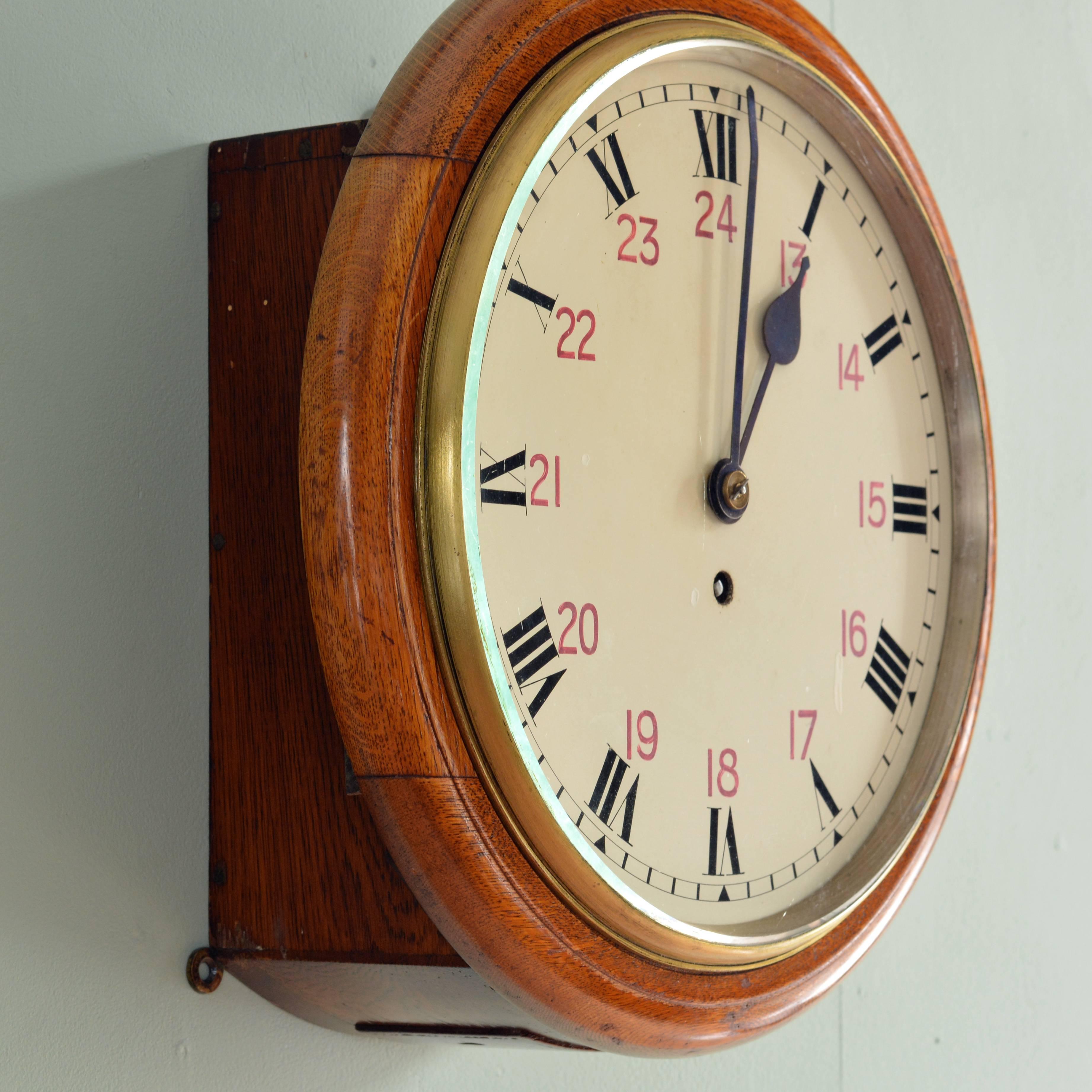 Other English Oak Dial Clock