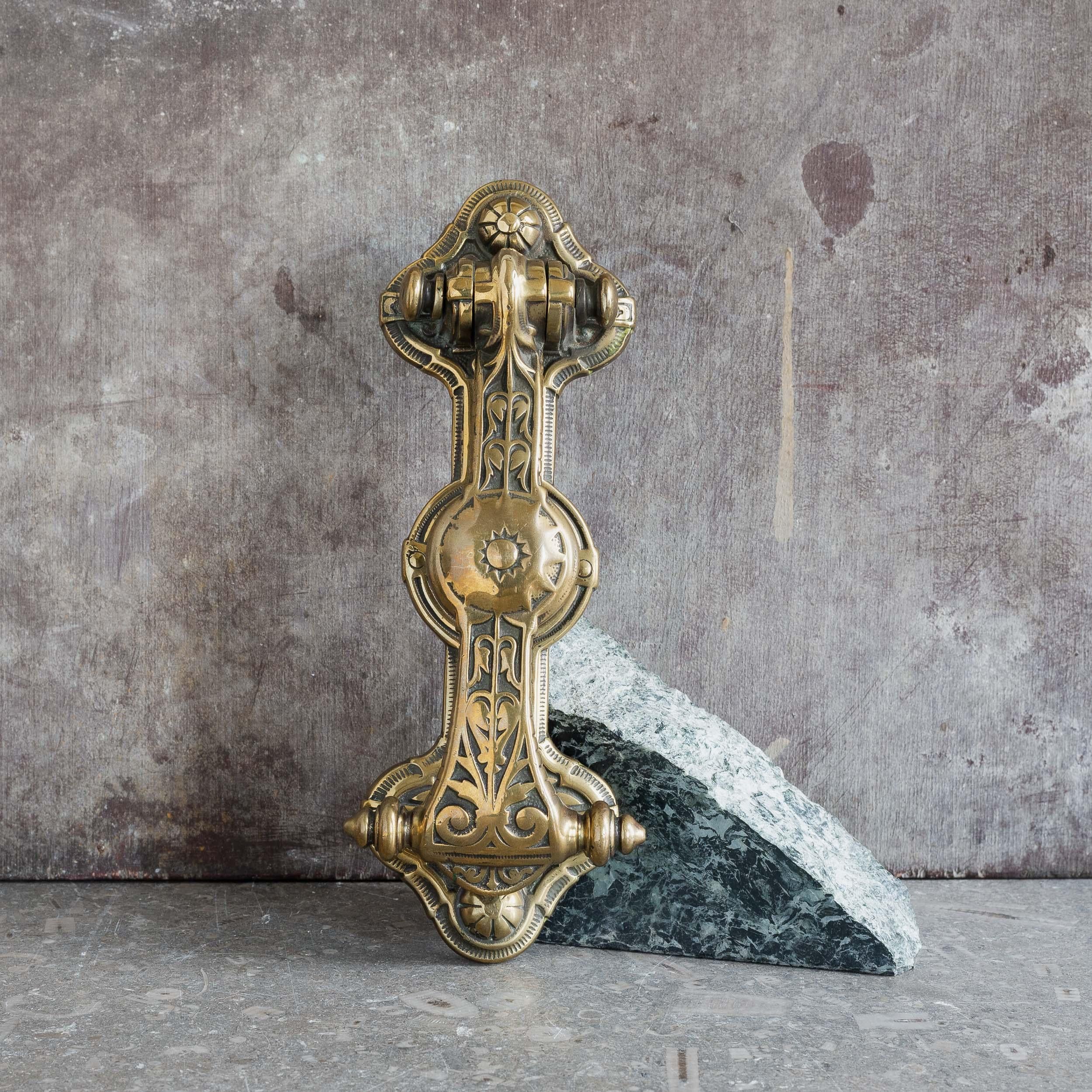 Battente vittoriano in ottone A. Kenrick & Sons In condizioni buone in vendita a London, GB
