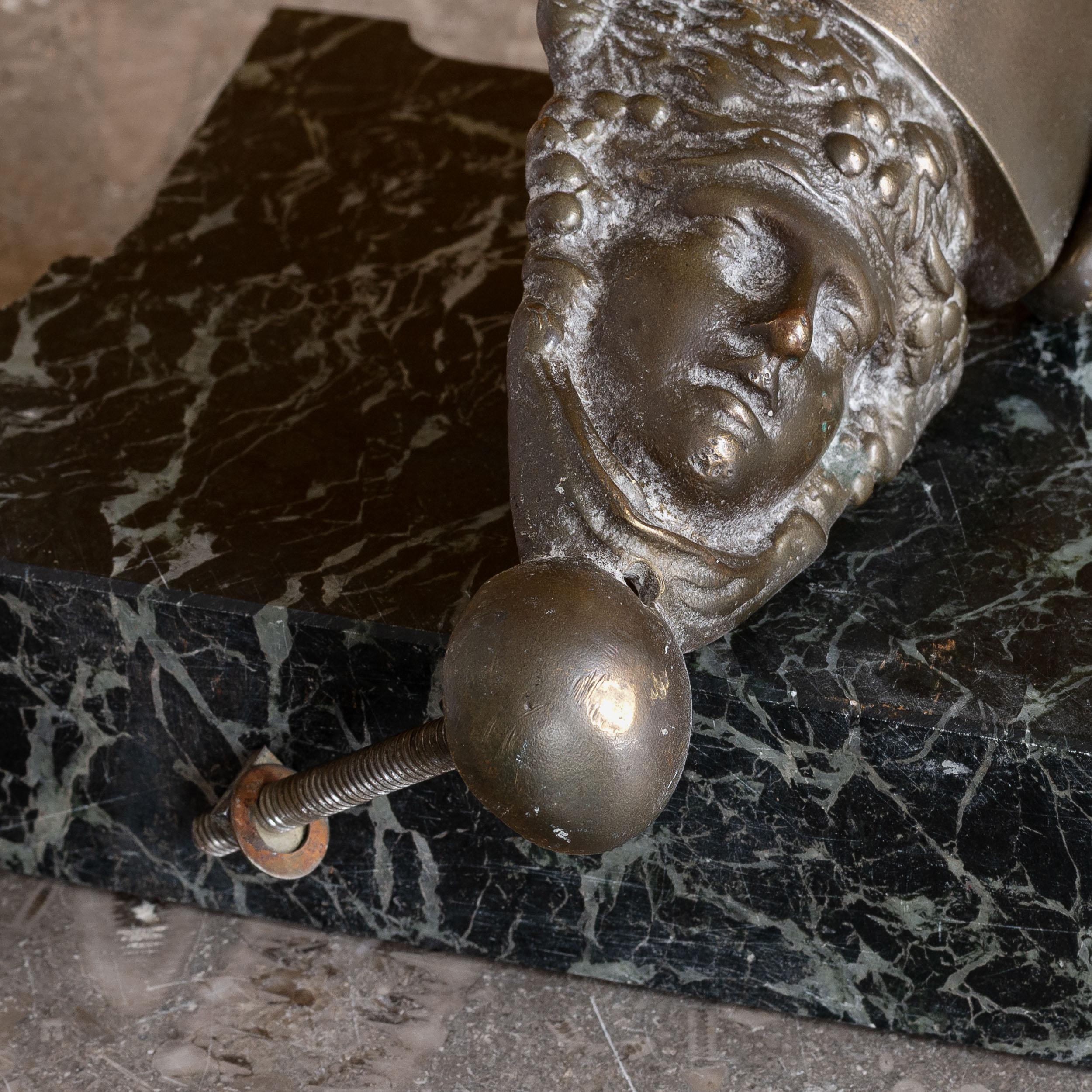 Antique Neo-Classical Brass Door Knocker For Sale 1