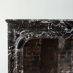 Louis XIV Style Nero Marquina Fireplace