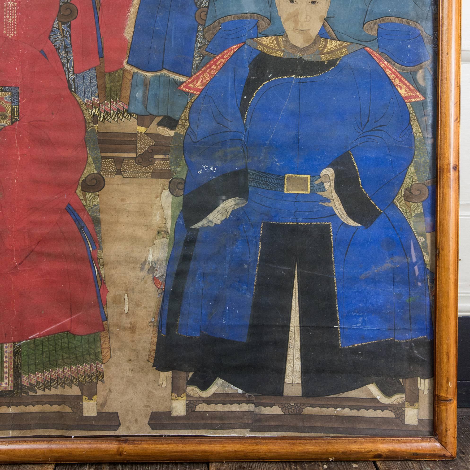 Chinese Qing Dynasty Ancestor Portraits