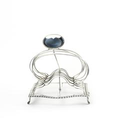 George IV Silver Toast Rack of Good Proportions