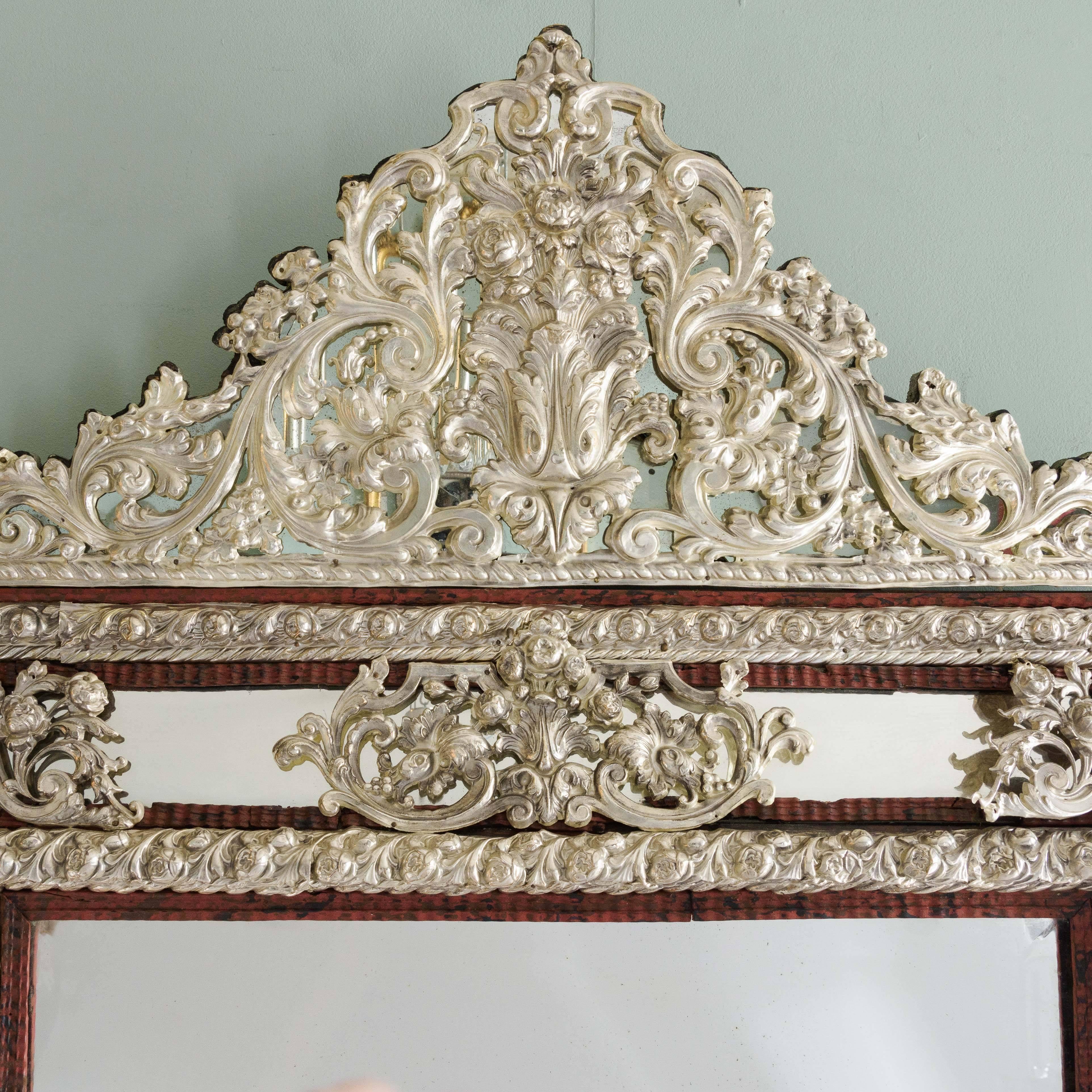 European 17th Century Style Dutch Mirror