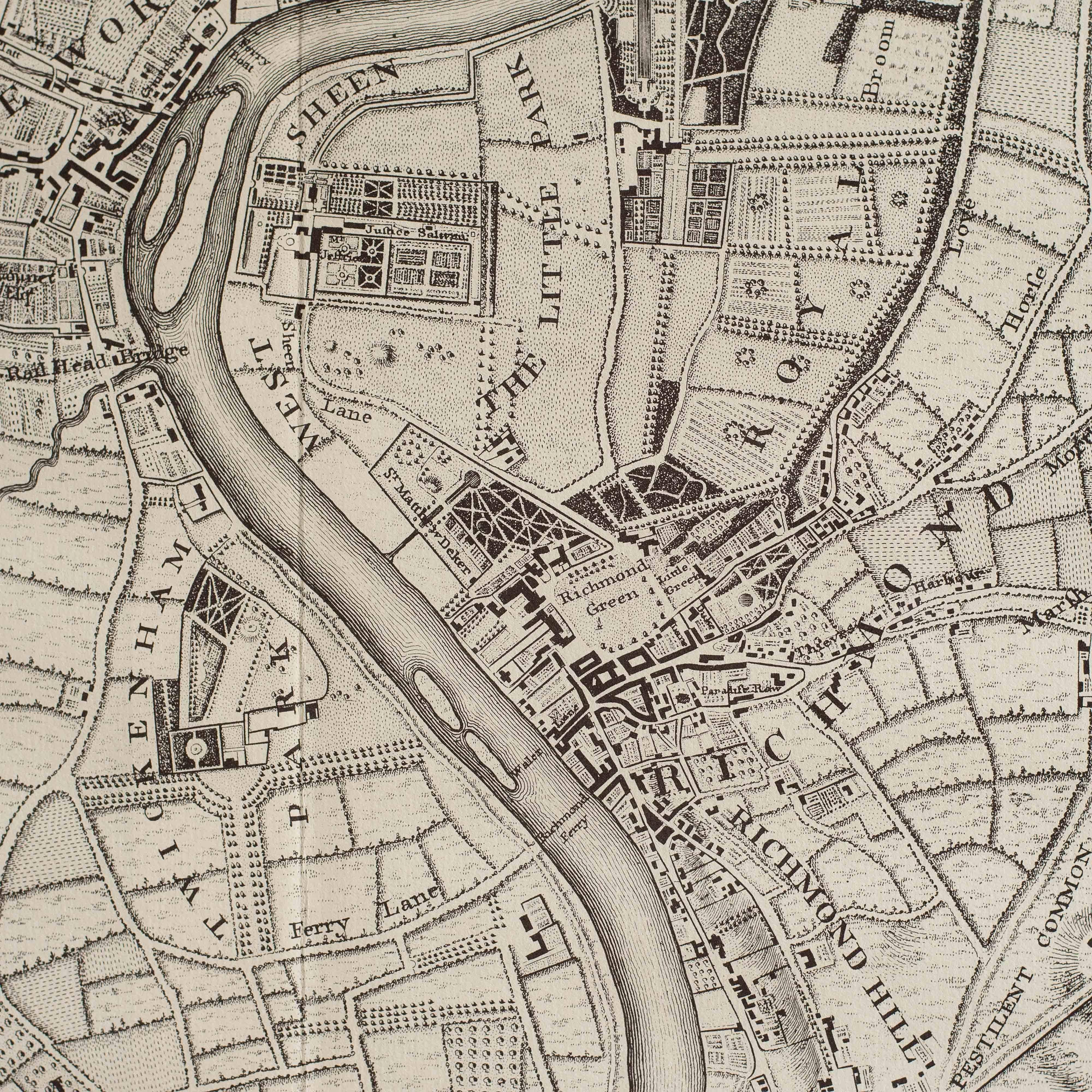 John Rocque Map of London 2