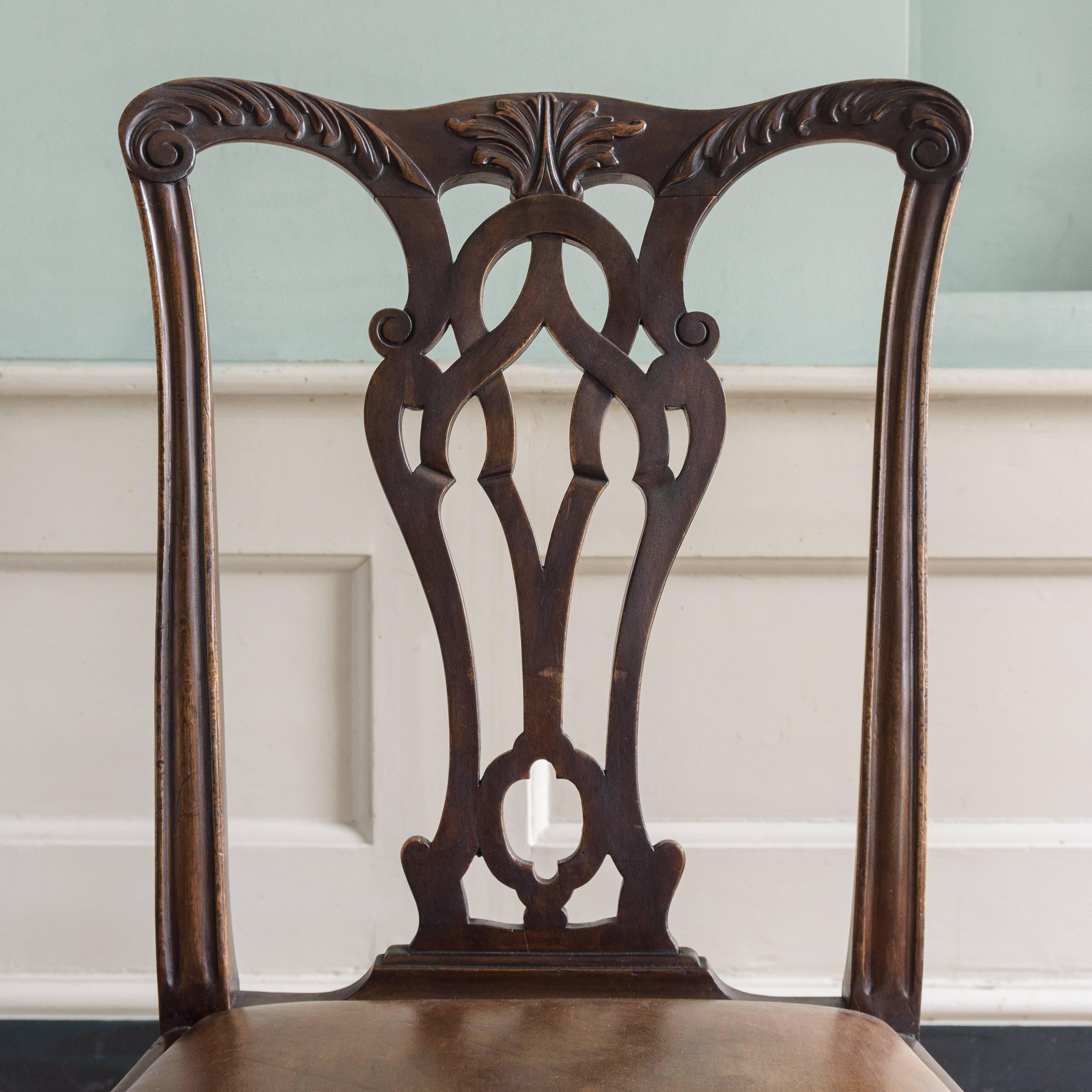 Set of Six George III Style Chairs 4